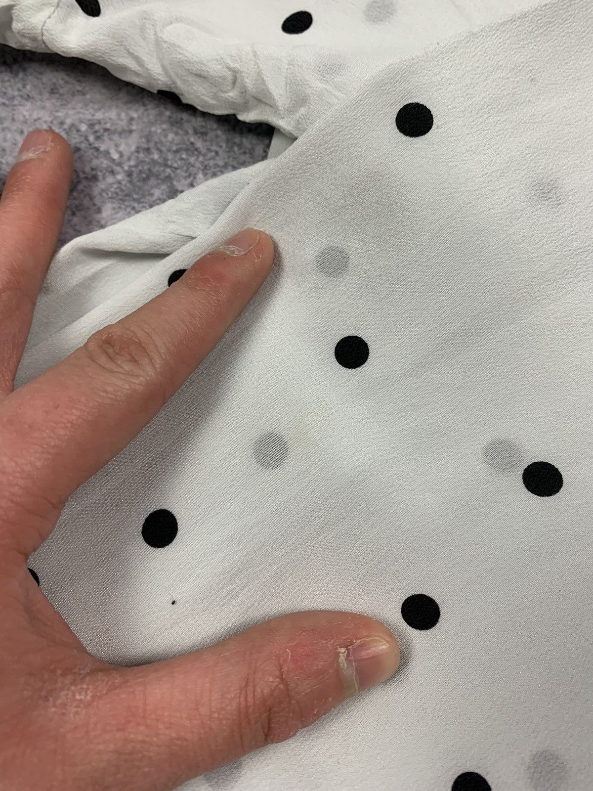 Sezane Sezane Ann Silk Blouse Women's Sz 38 Polka Dot Shirt Blouse Size S / US 4 / IT 40 - 15 Thumbnail