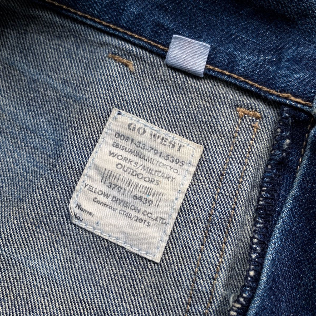 Kapital Yellow Division Ebisu Tokyo Fatigue Bush Pants OG Army Denim Size US 30 / EU 46 - 7 Thumbnail