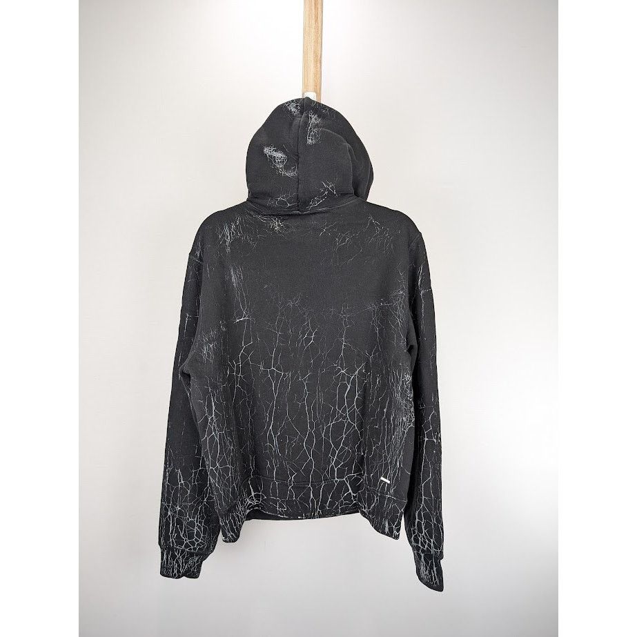 Amiri o1rshd1 Q:4 / Cracked Dye Core Logo Hoodie in Black Size US S / EU 44-46 / 1 - 19 Thumbnail