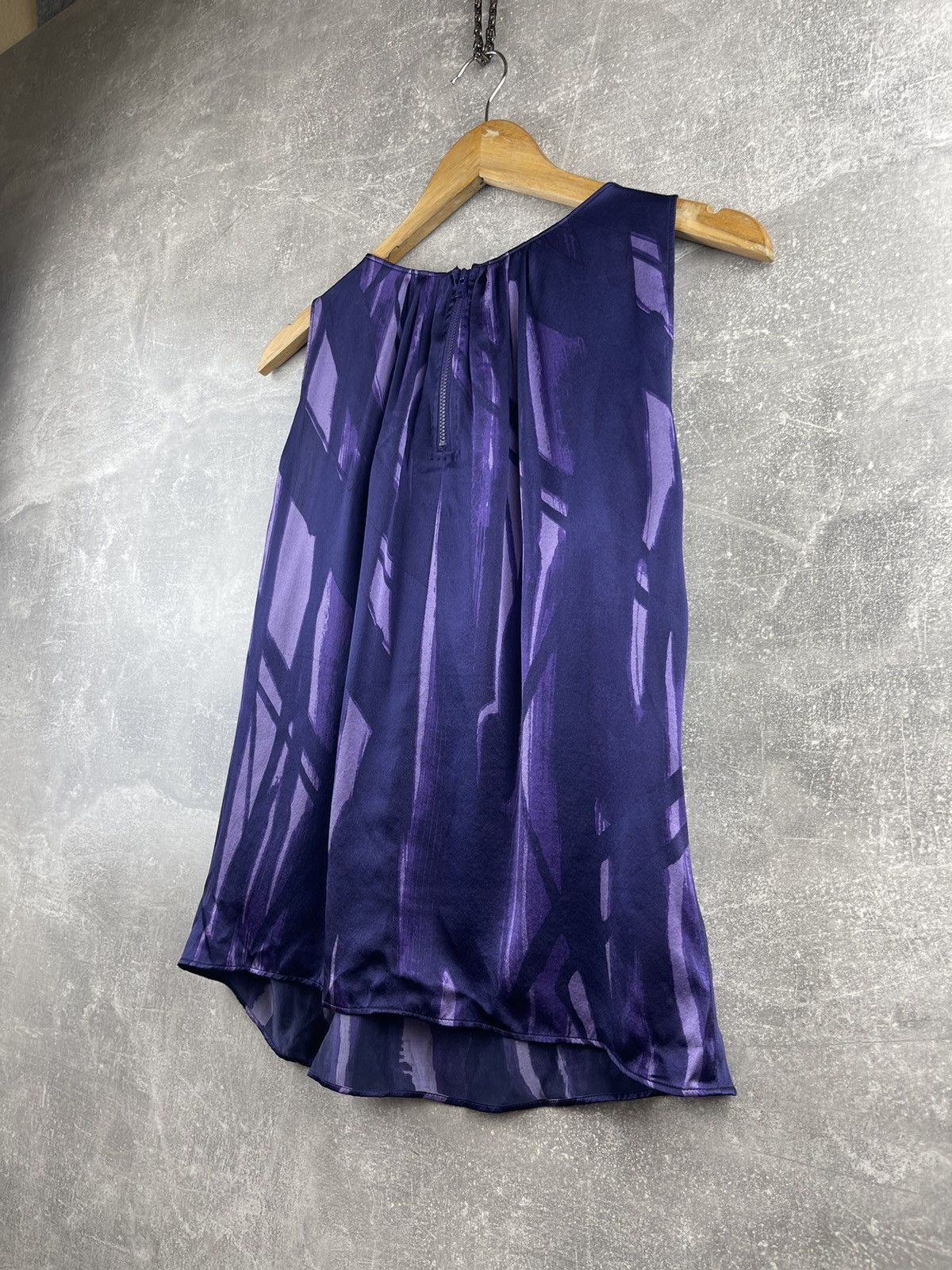 Moschino Moschino Cheap and Chic Ladies NWT Luxury Purple Silk Top Size M / US 6-8 / IT 42-44 - 8 Thumbnail
