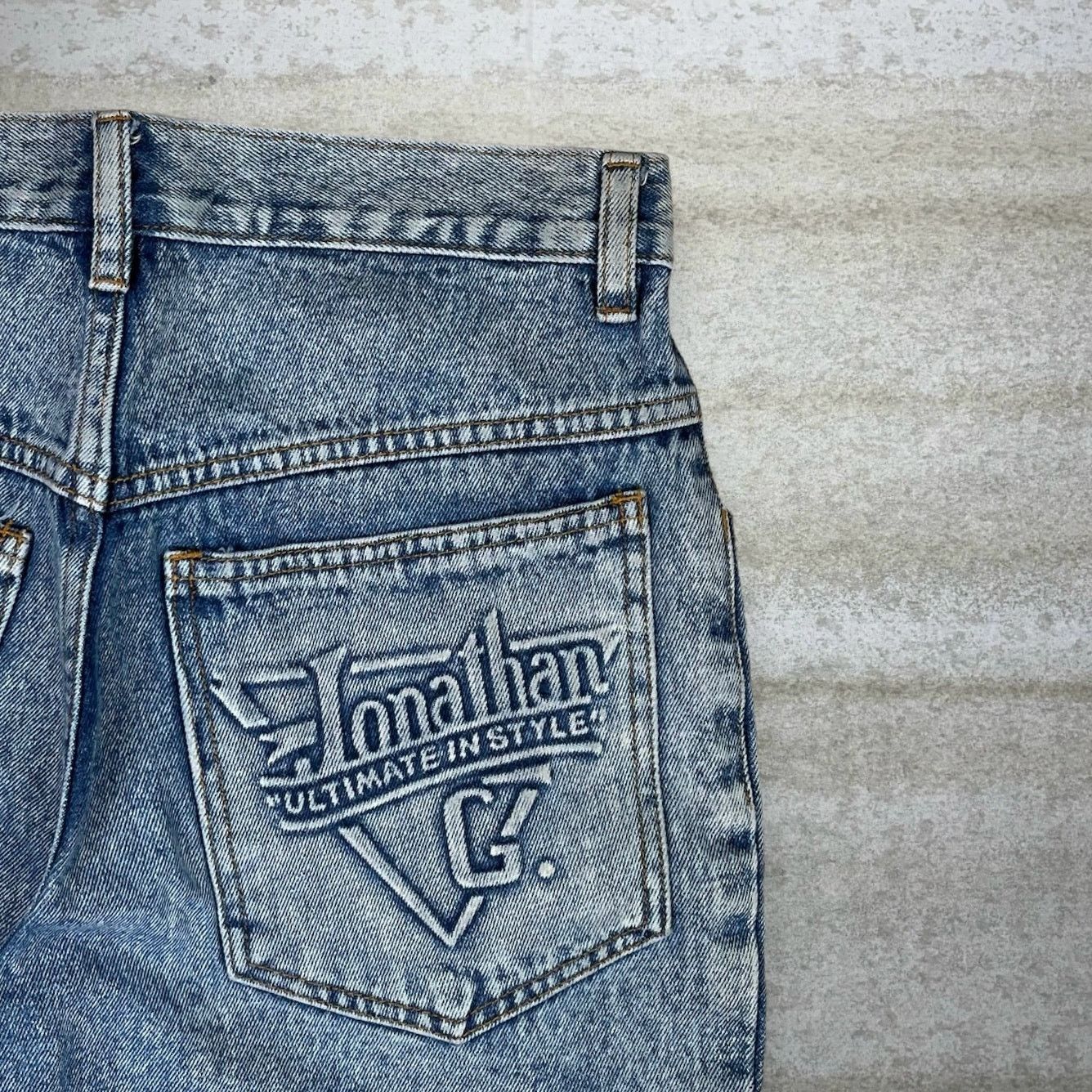 Vintage Vintage 90s Johnathan G Jeans 28x32 Relaxed Leg Light Wash Size US 28 / EU 44 - 3 Thumbnail