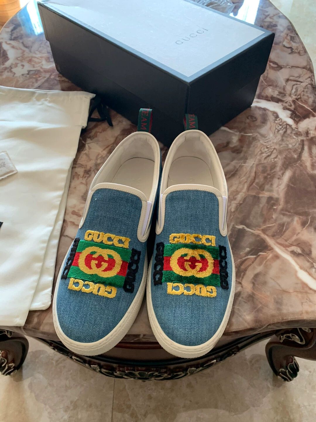 Gucci Gucci Men's New Authentic Like New Shoes Size US 8 / EU 41 - 2 Thumbnail