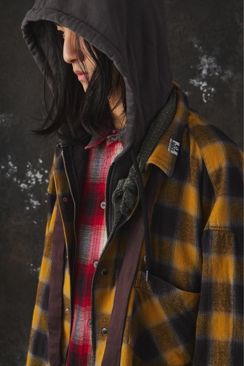 Maison MIHARA YASUHIRO Maison MIHARA YASUHIRO Double Layered Check Shirt "Yellow" Size US L / EU 52-54 / 3 - 6 Thumbnail