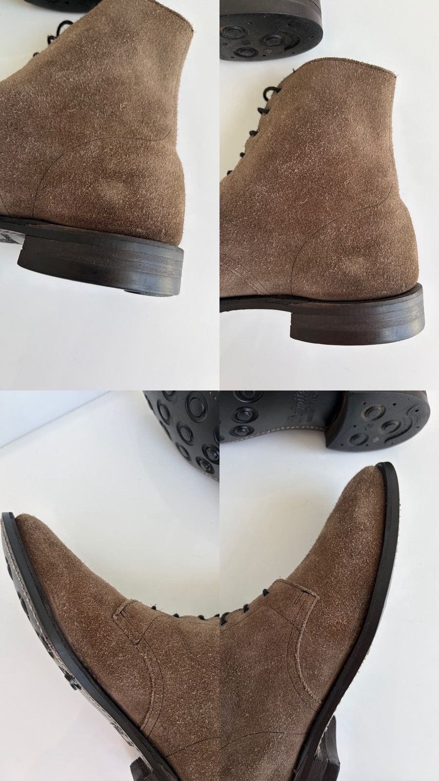 Church's Church’s Evington D Custom Grade Men’s Suede Dress Boots Size US 9 / EU 42 - 12 Thumbnail