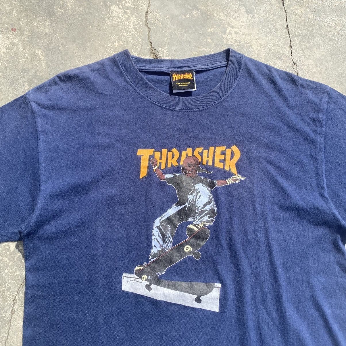 Supreme × Thrasher Rare Vintage Thrasher Pushead tee Size US M / EU 48-50 / 2 - 2 Thumbnail