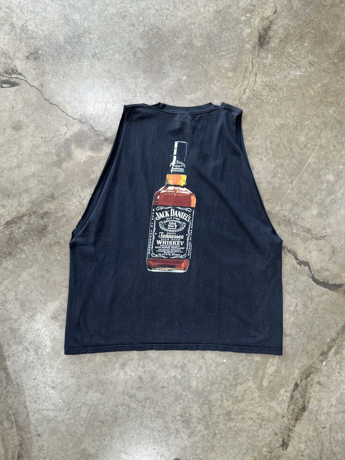 Vintage Vintage I Know Jack Jack Daniels Promo Tee Cut Vneck XL Size US XL / EU 56 / 4 - 2 Thumbnail