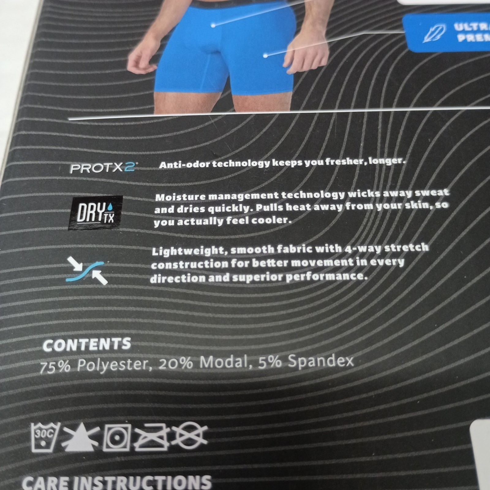 Other Threads Men's 6" Ultra-Soft Boxer Briefs 3-Pack Sz 2XL 42-44 Size 42 - 5 Thumbnail