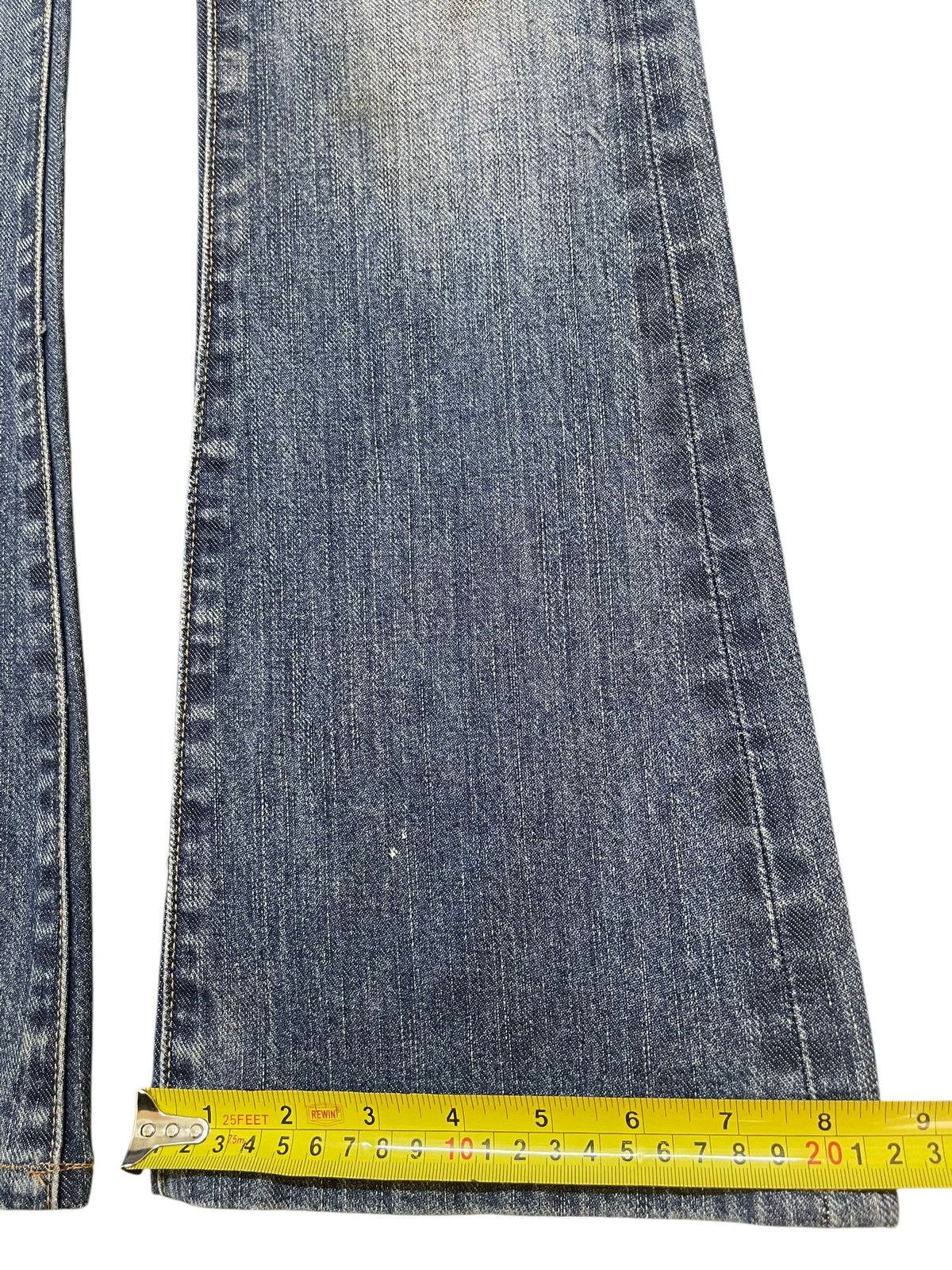 If Six Was Nine Vintage Japanese Brand Blue Faded Wash Style Flare Jeans Size US 28 / EU 44 - 16 Thumbnail