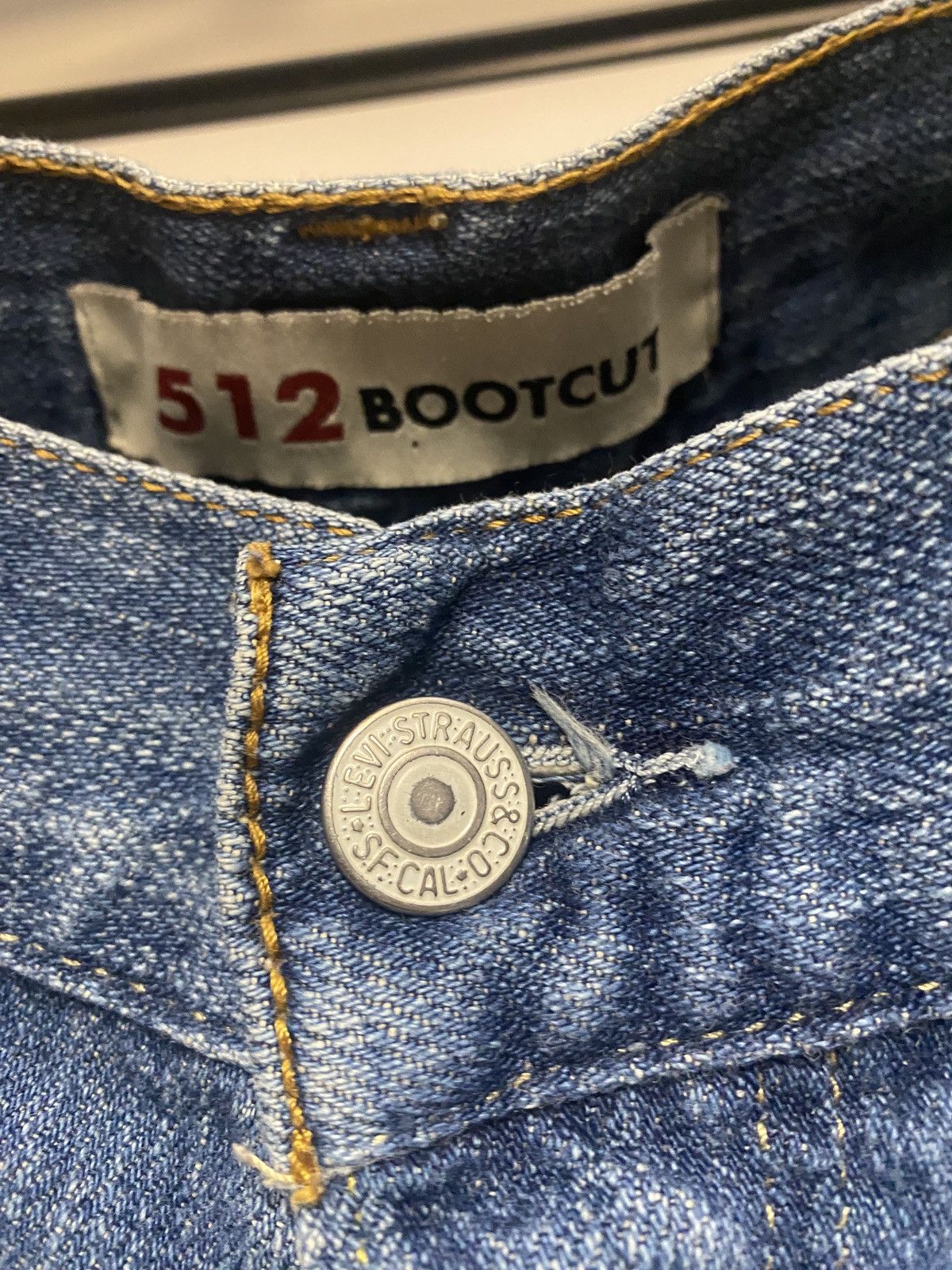 Levi's Vintage Clothing Rare vintage bootcut levis denim trousers 00s Size US 33 - 7 Thumbnail