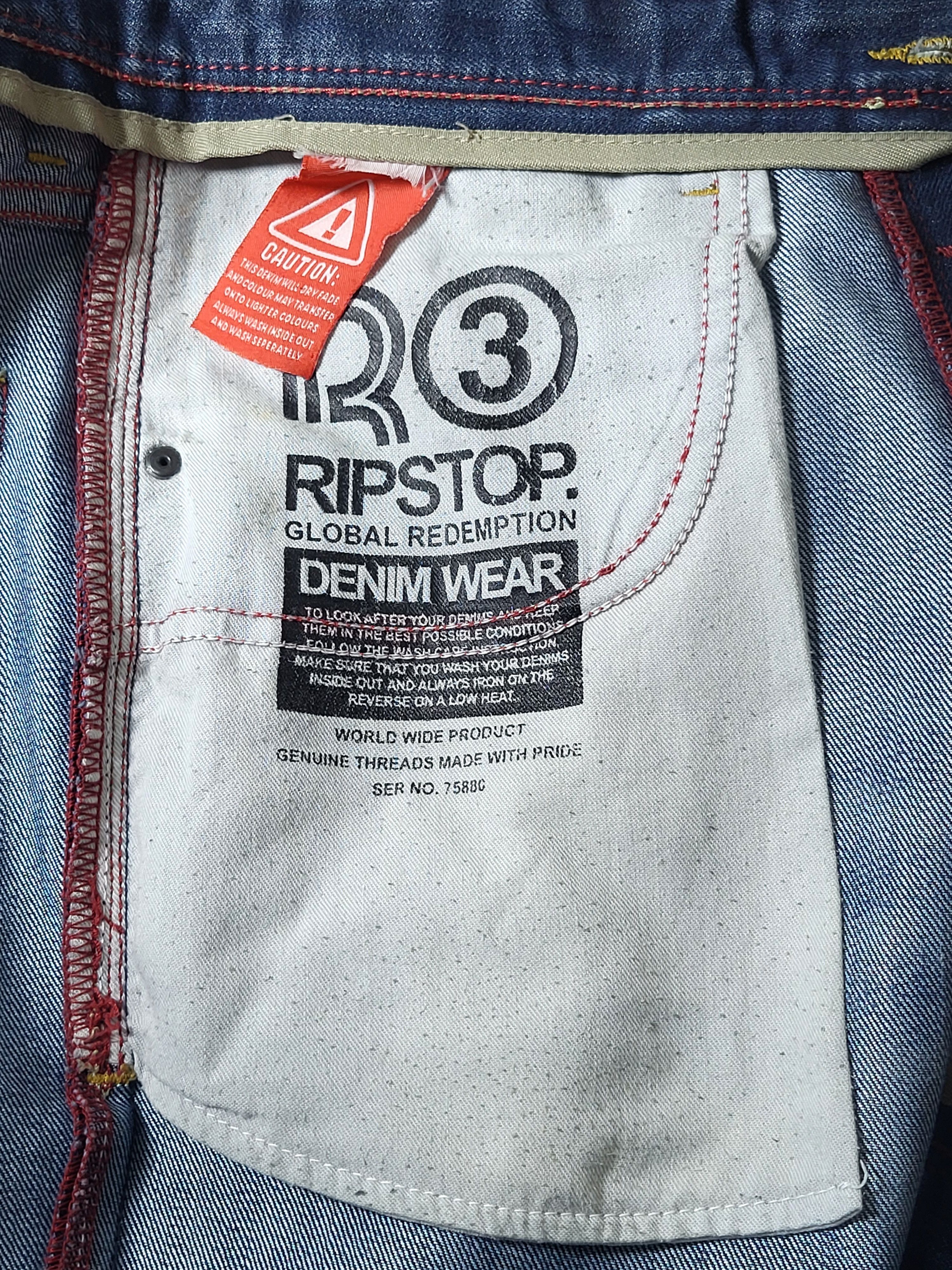 Other Vintage R3 Ripstop Jeans Y2K Style Size US 32 / EU 48 - 4 Thumbnail