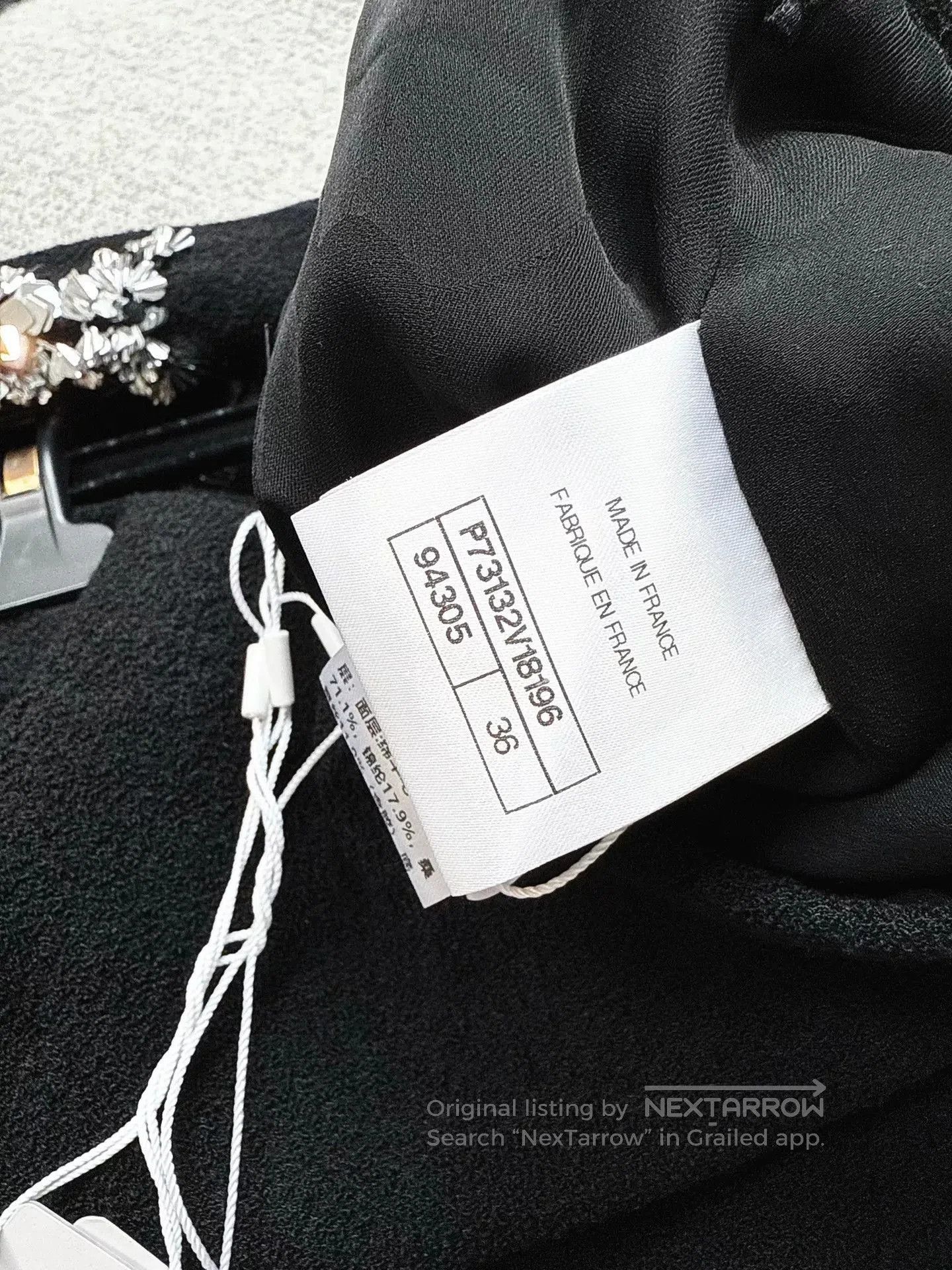 Chanel black silver sequined embroidery midi skirt. Size US 36 / EU 52 - 7 Thumbnail