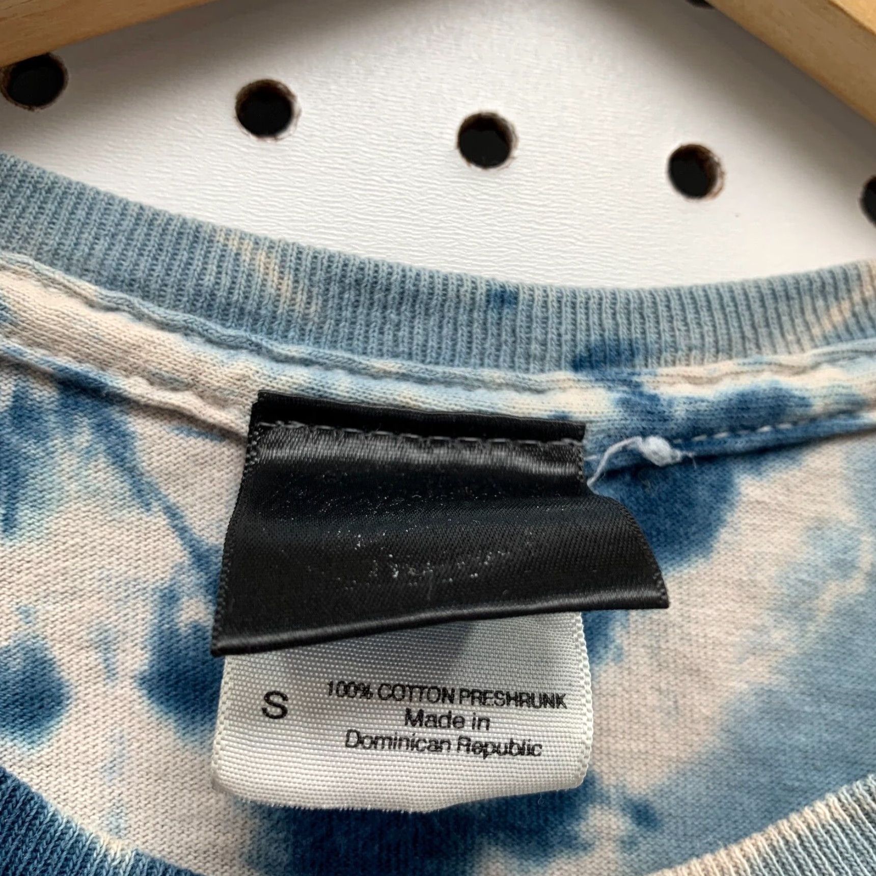 Vintage Santa Cruz Tie Dye Shirt Adult Small Short Sleeve Gray Black Blue Graphic Mens Size US S / EU 44-46 / 1 - 7 Thumbnail
