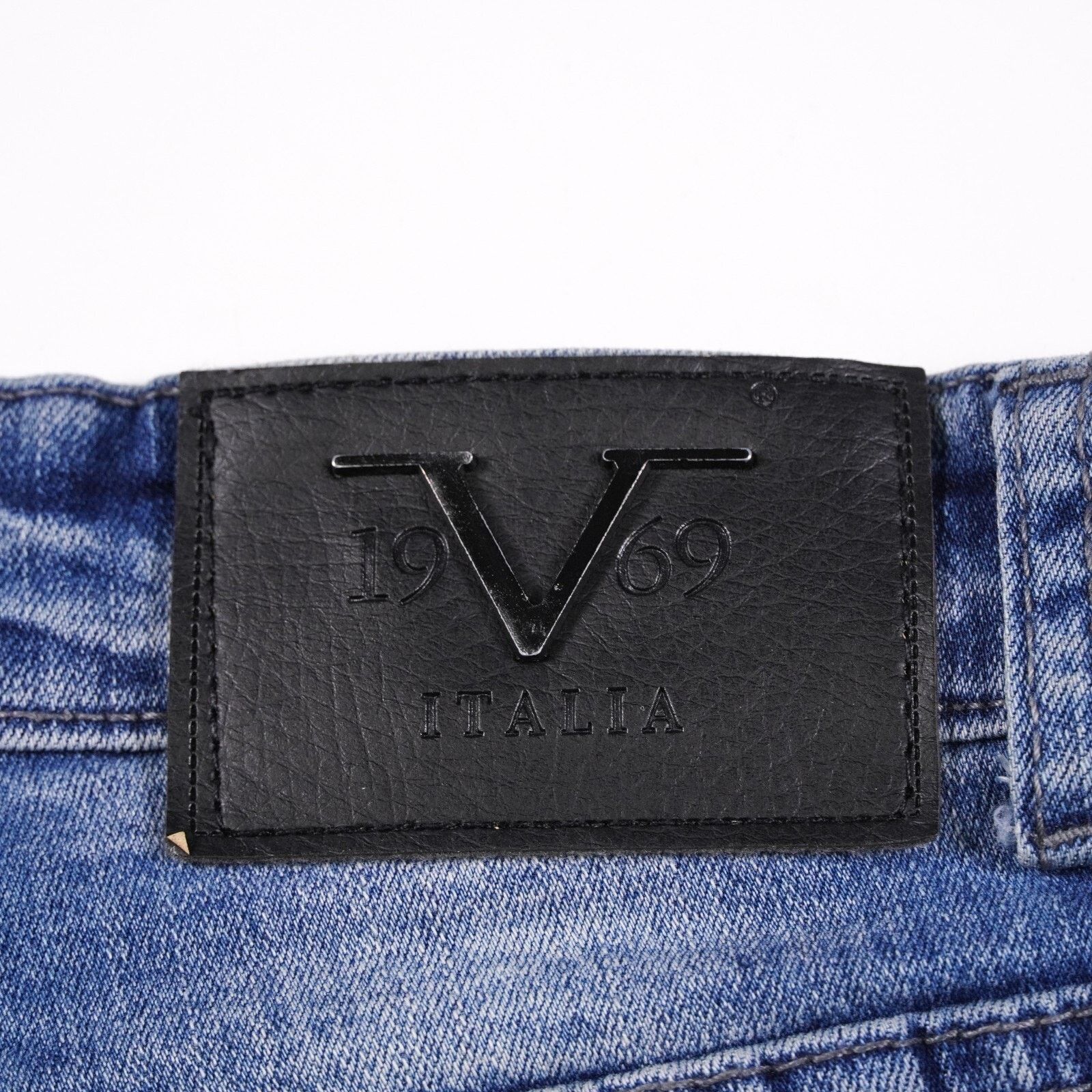 Other 19V69 Italia Denim Slim Skinny Jeans Straight Pants W34 L32 Size 34" / US 12 / IT 48 - 8 Thumbnail