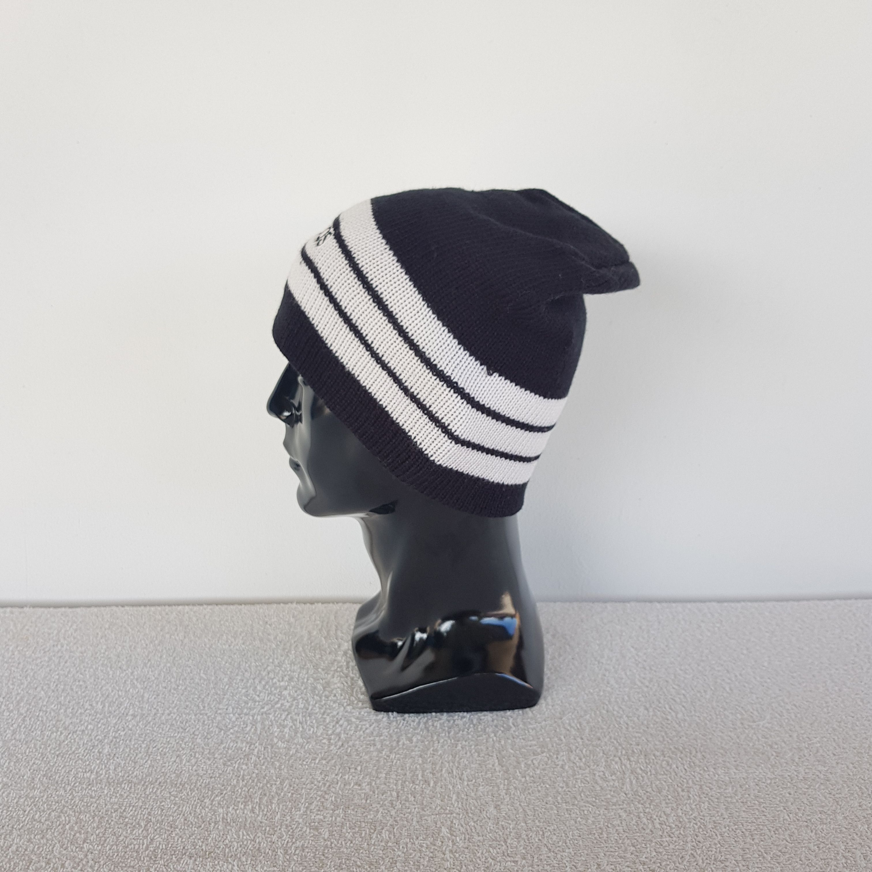 Japanese Brand Vintage Adidas Beanie Fair Isle Ribbed Knit Snow Caps Hats Size ONE SIZE - 4 Thumbnail