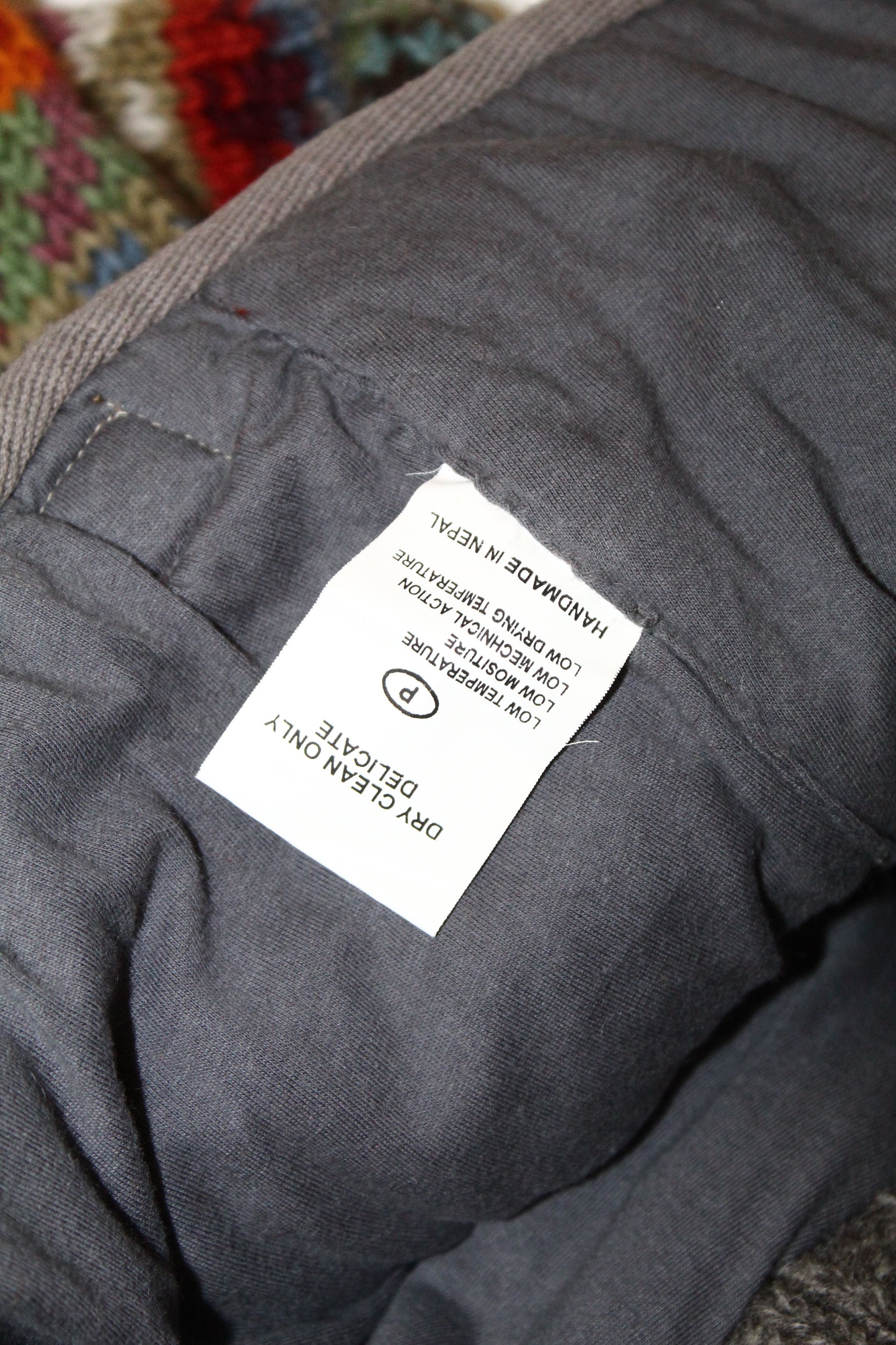 Japanese Brand PACHAMAMA Cowichan Handknit Wool Zip Front Lined Cardigan Size M / US 6-8 / IT 42-44 - 8 Thumbnail