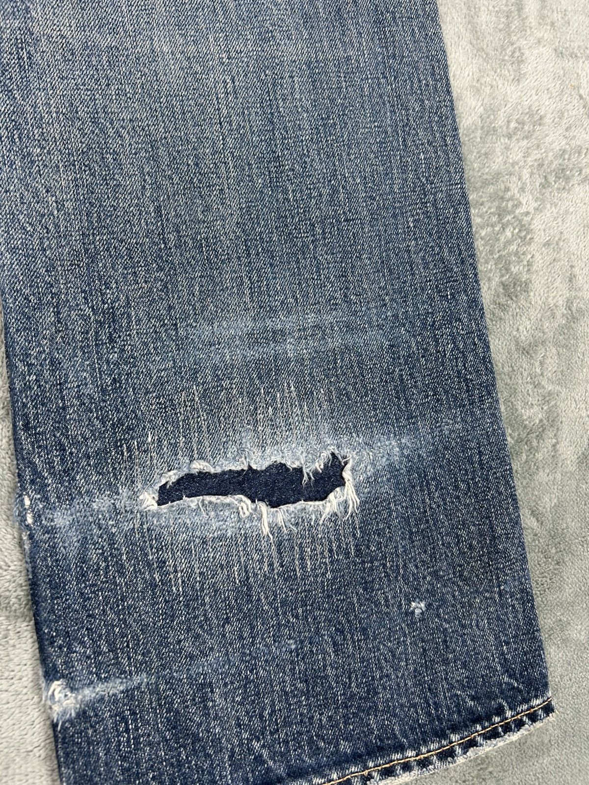 Kapital Kapital Boro Distressed Patchwork Denim Jeans Size US 30 / EU 46 - 14 Thumbnail