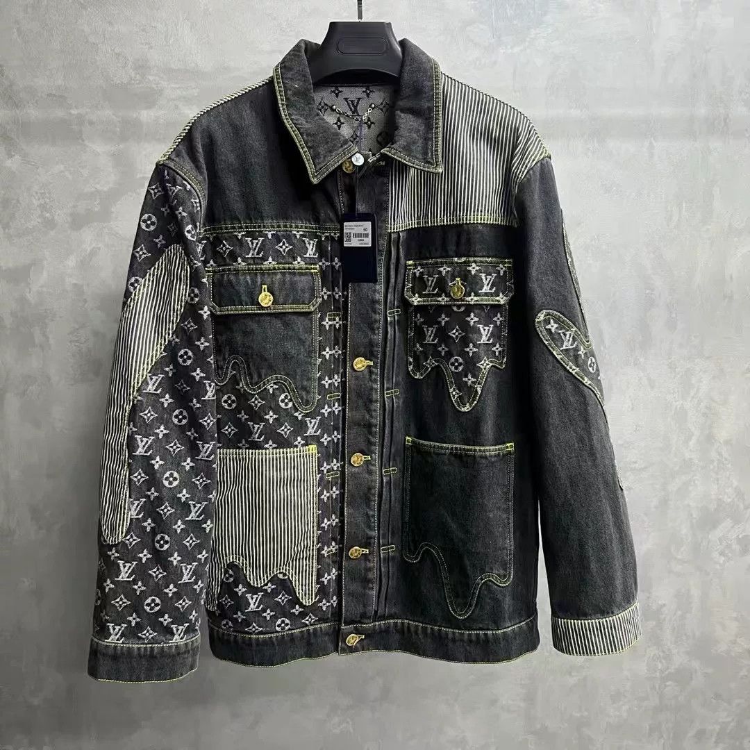 Louis Vuitton Louis Vuitton Denim Black Light Jacket xs Men Size US XS / EU 42 / 0 - 1 Thumbnail