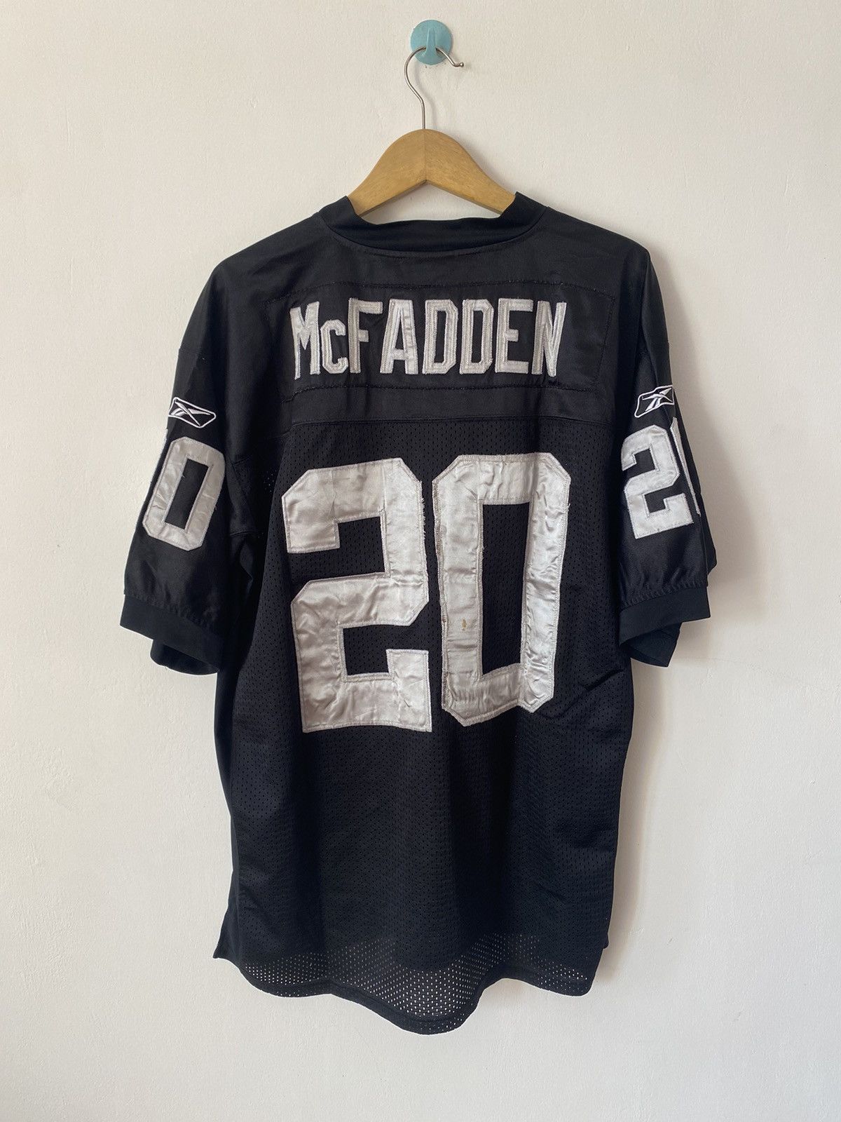Reebok × Vintage Vintage Nike NFL McFadden #20 Raiders Rugby Players Jersey Size US L / EU 52-54 / 3 - 7 Thumbnail