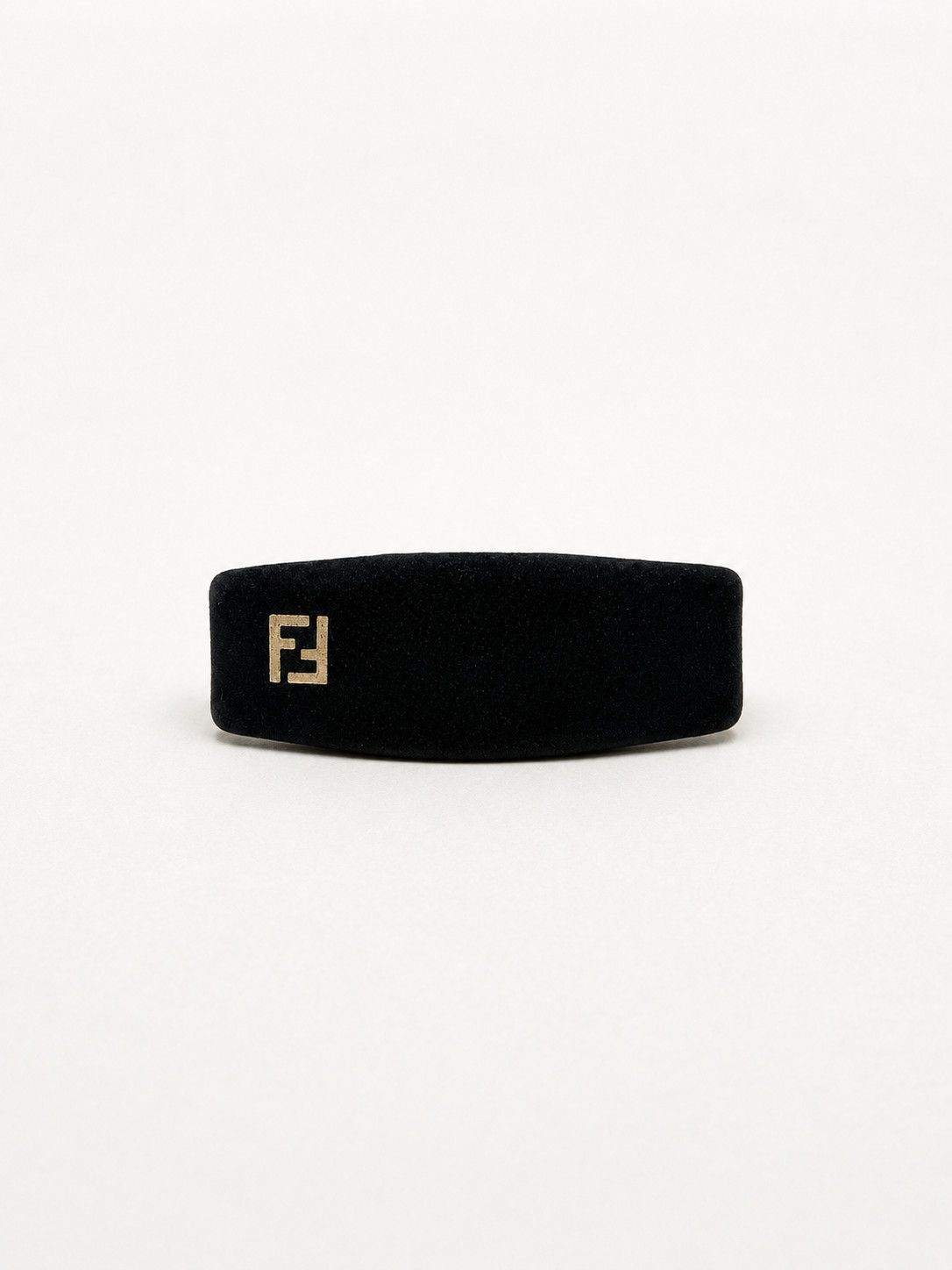 Fendi Barrette en daim Size ONE SIZE - 1 Thumbnail