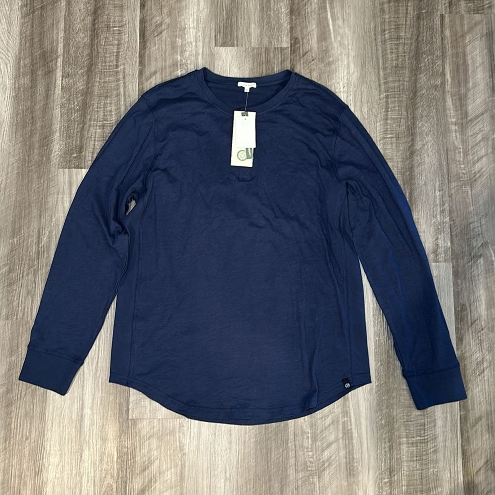 Threads 4 Thought Threads 4 Thought Long Sleeve Curved Hem Henley Tee - XL Size US XL / EU 56 / 4 - 2 Thumbnail