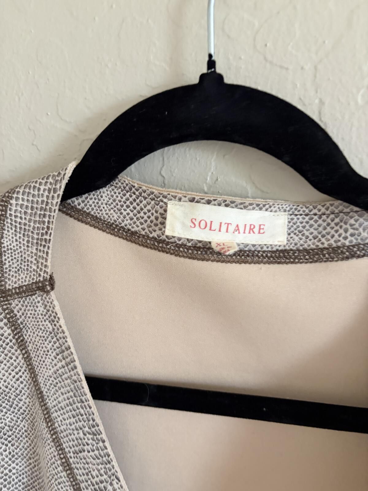Other Solitaire Neutral Open Front Knit Coatigan Size L / US 10 / IT 46 - 3 Thumbnail