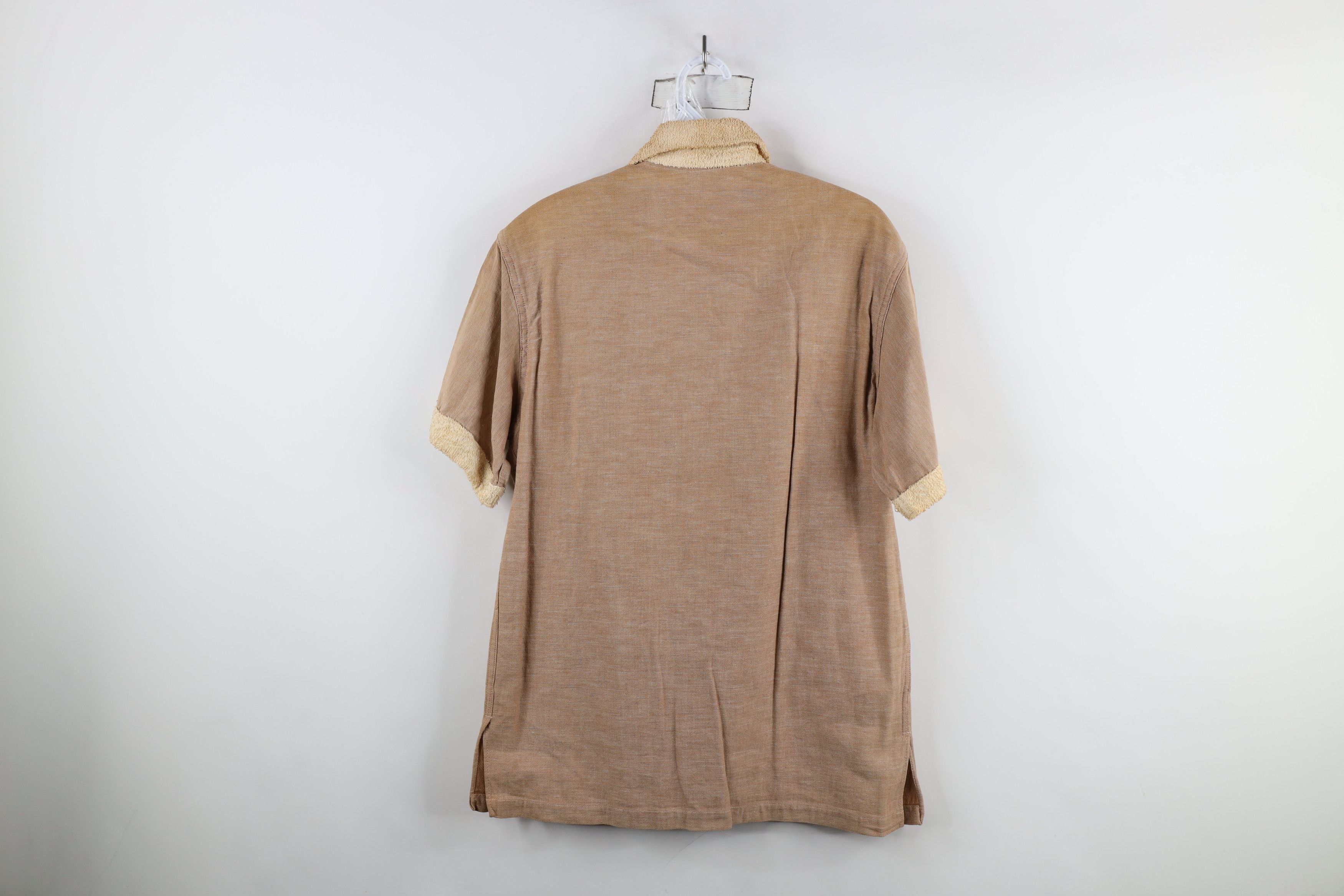 Vintage Vintage 50s 60s McGregor Chambray Terry Cloth Polo USA Size US S / EU 44-46 / 1 - 13 Thumbnail