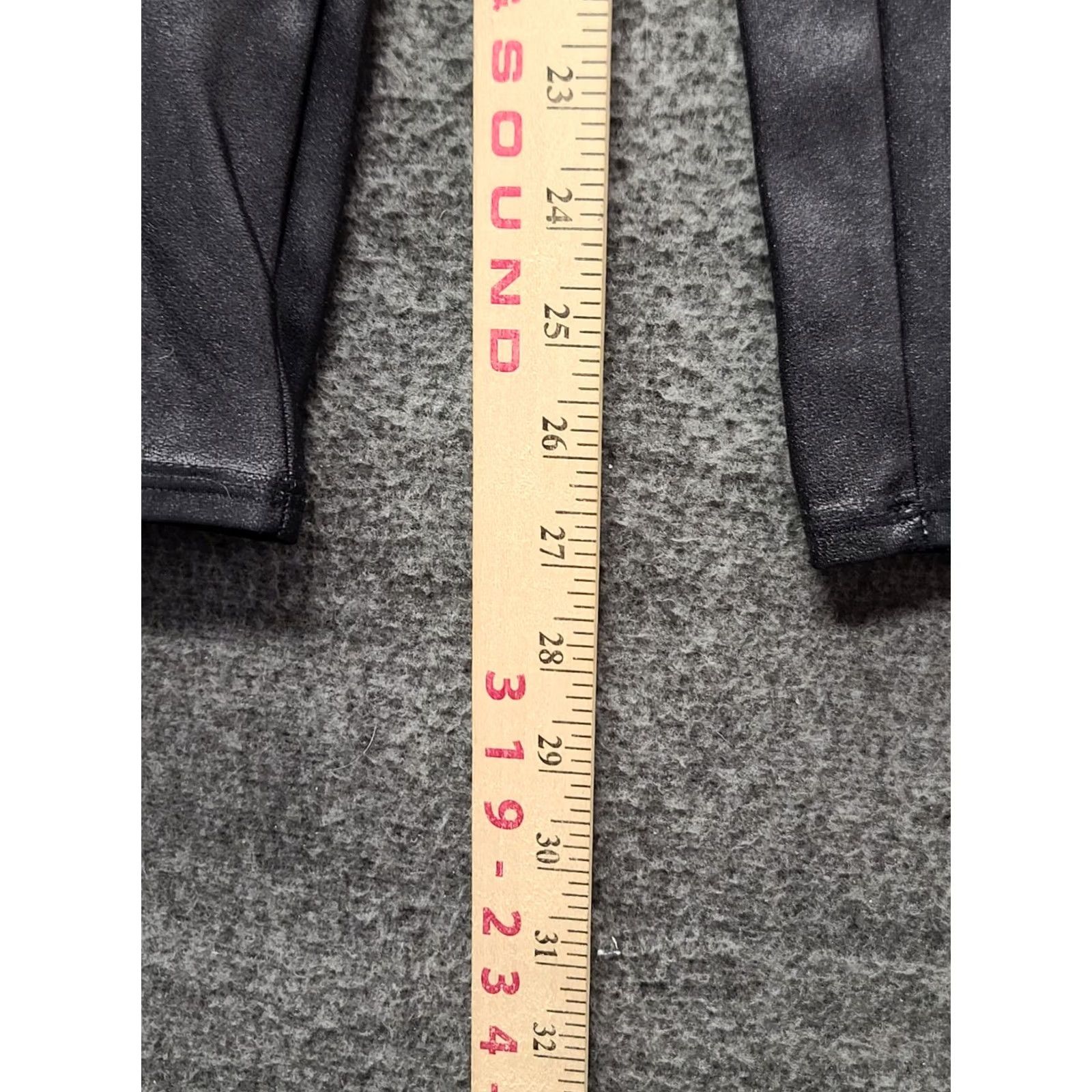 Spanx Spanx Moto Leggings Womens M Faux Leather Ankle High Rise Quilted Black Size M Slimming Shaping Activewear Size 32" / US 10 / IT 46 - 5 Thumbnail