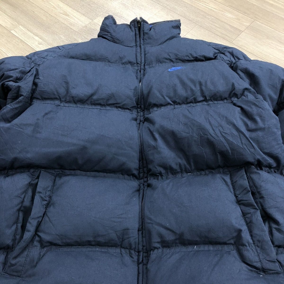 Nike Vintage Nike Swoosh Logo Reversible Puffer Down Jacket Size US M / EU 48-50 / 2 - 16 Thumbnail