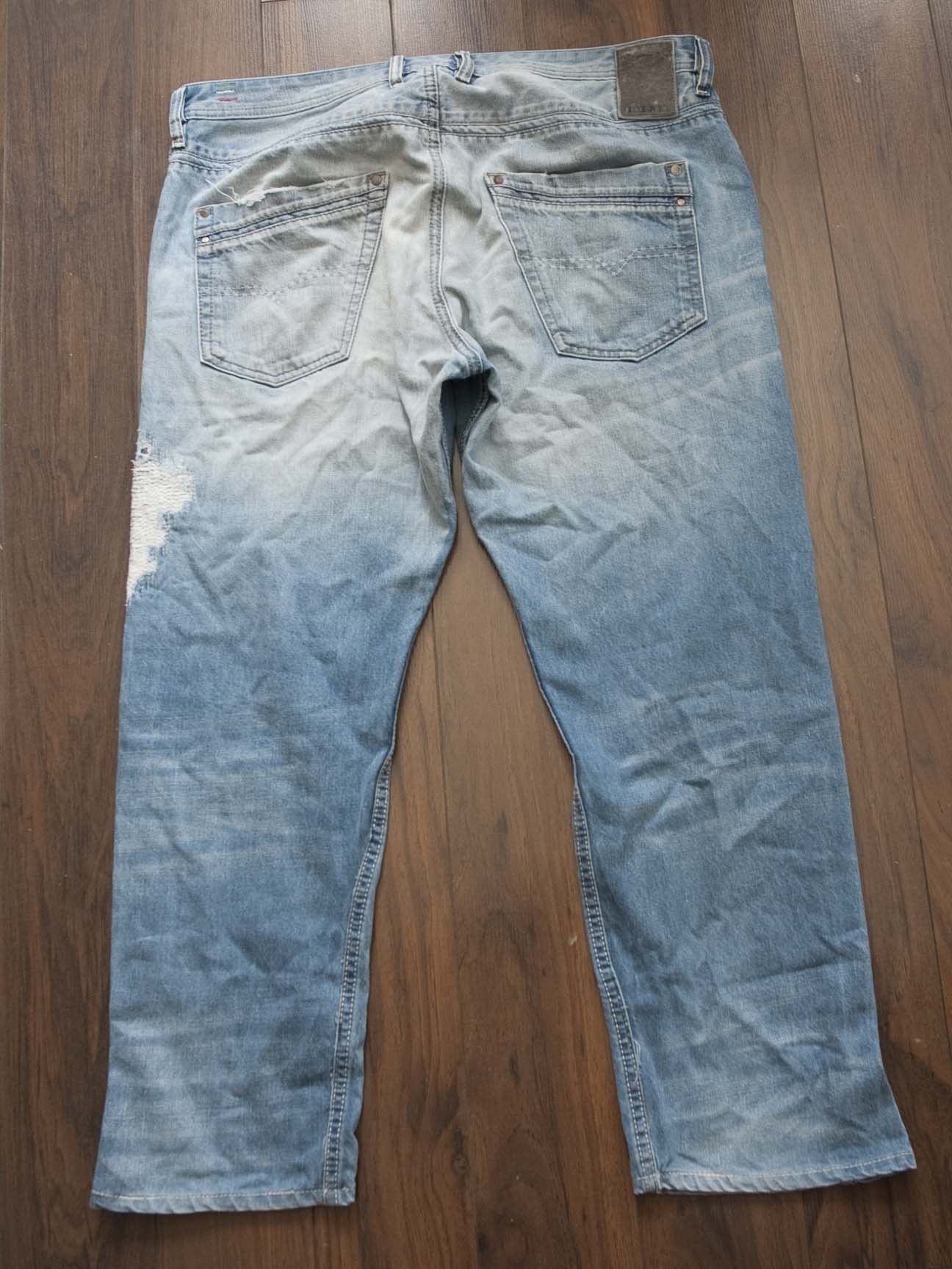 Diesel Diesel Jeans Krayver Size 35x26 Blue Eyecons 2015 Size US 35 - 2 Thumbnail