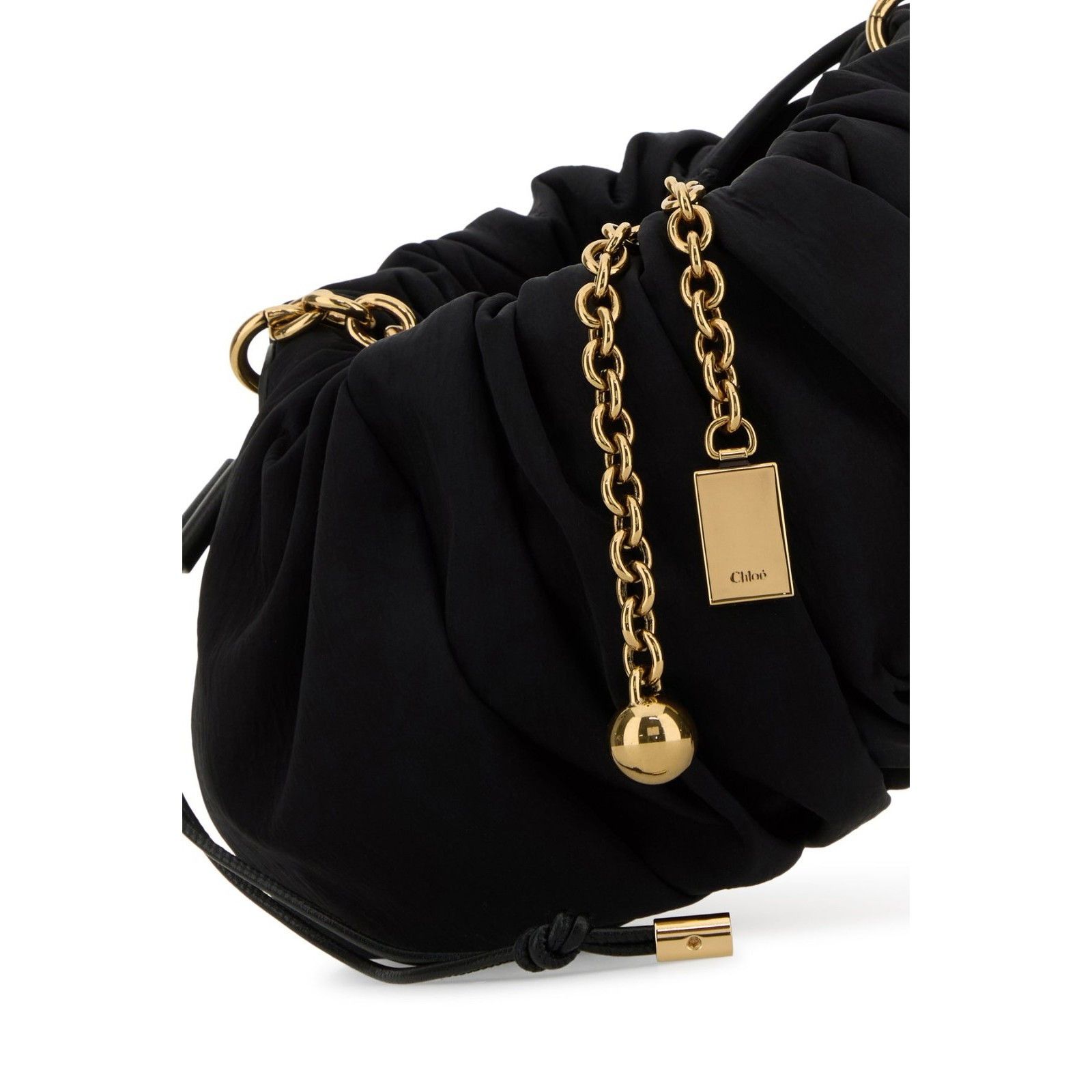 Chloe Chloe Plisse Black Shoulder Bag New & Authentic Size ONE SIZE - 4 Thumbnail