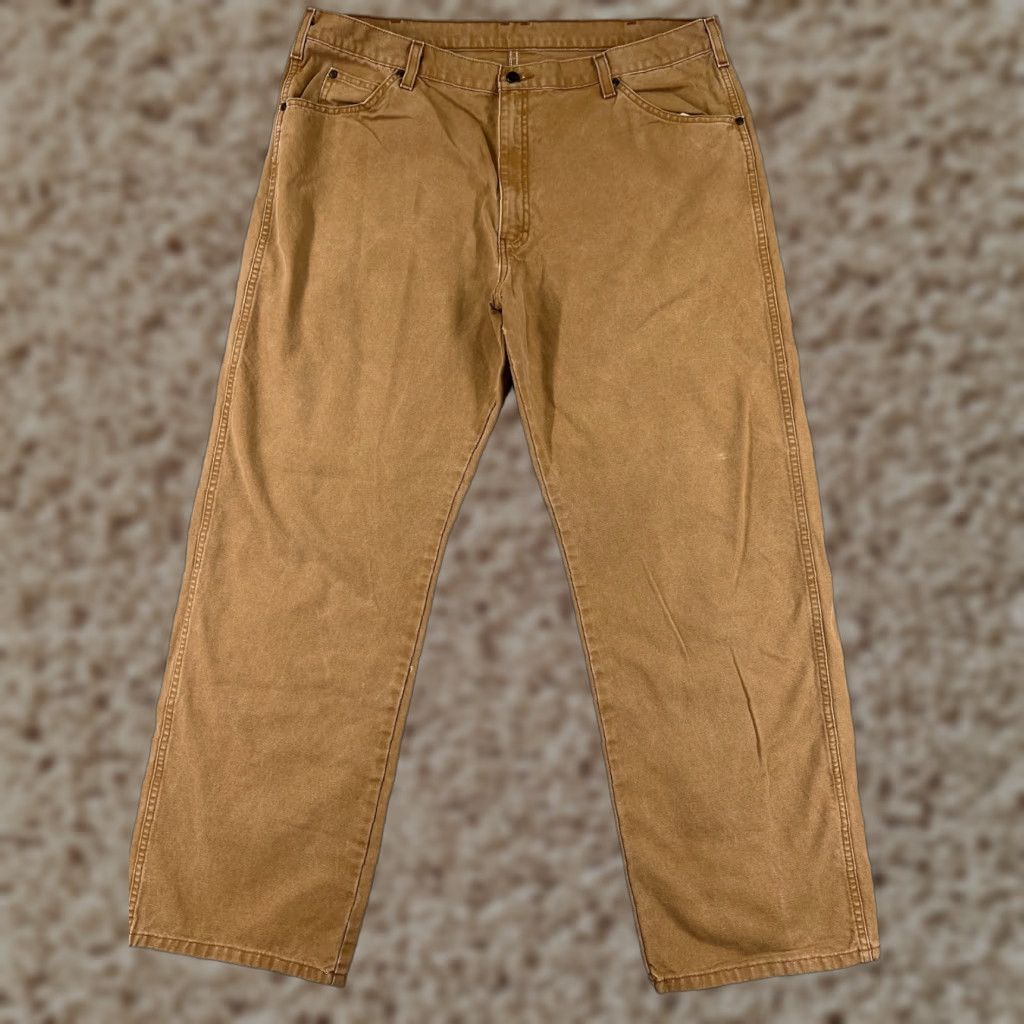 Dickies Dickies Pants Mens 40 Beige Durable Duck Fabric 100% Cotton Workwear Dickies 874 Chino Straight 5-Pocket 32 Inseam Mens Beige Pants Size US 40 / EU 56 - 1 Thumbnail
