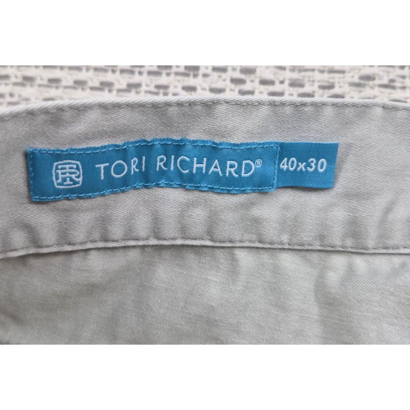 Tori Richard Tori Richard Pants Mens 40x30 Ivory Chino Stretch Straight Leg 5 Pocket Casual Chino Flat Front Size US 40 / EU 56 - 4 Thumbnail