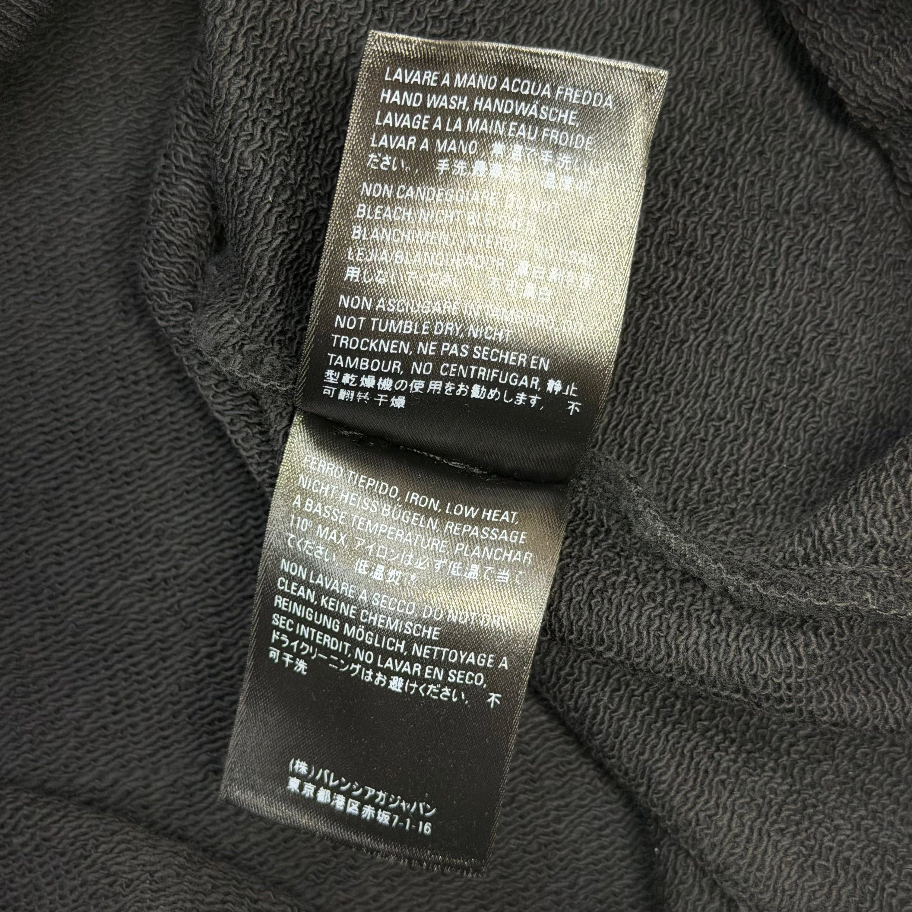 Balenciaga Balenciaga Black Logo Hoodie S (M) Size US M / EU 48-50 / 2 - 6 Thumbnail