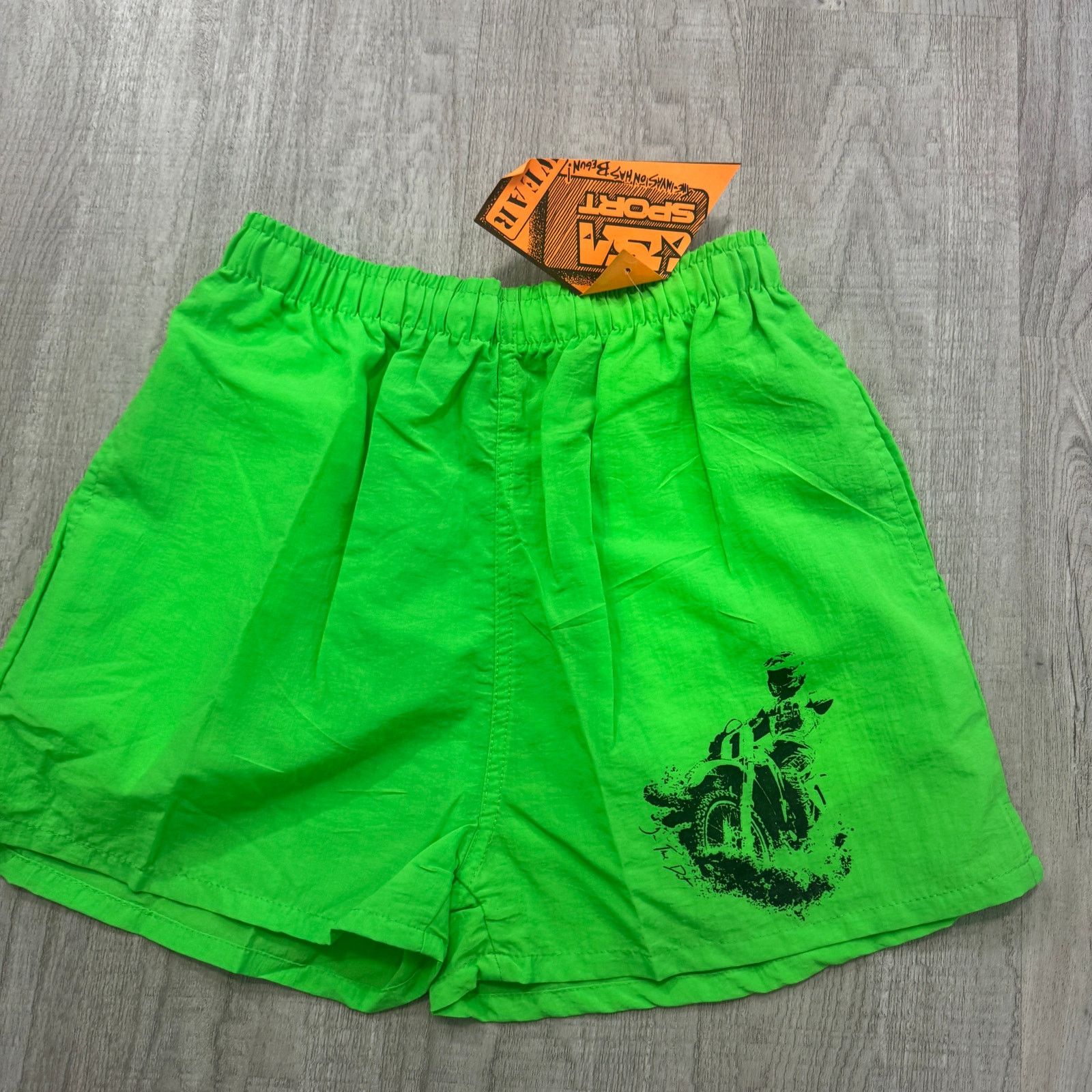 Vintage NEW Vintage USA Sport Surf Shorts Mens Small Green 80s Size US 26 / EU 42 - 2 Thumbnail