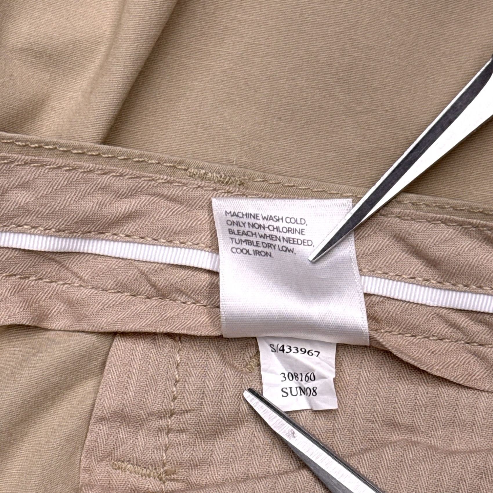 Old Navy Old Navy Capri Pants Womens 16 High Rise Stretch Classic Rise Brown Tan 22.5 Inseam Casual Knit Logo New with Tags Size 38" / US 16 / IT 52 - 7 Thumbnail