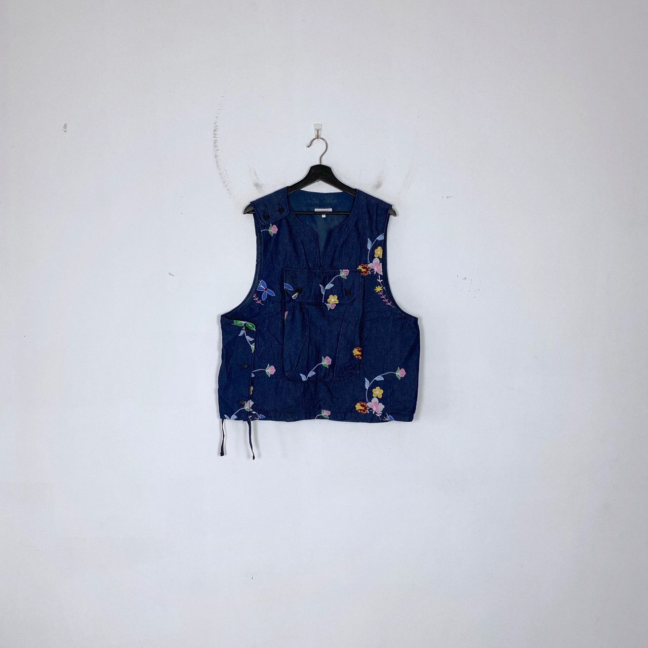 Engineered Garments Cover Vest in Nylon Micro Ripstop Primaloft