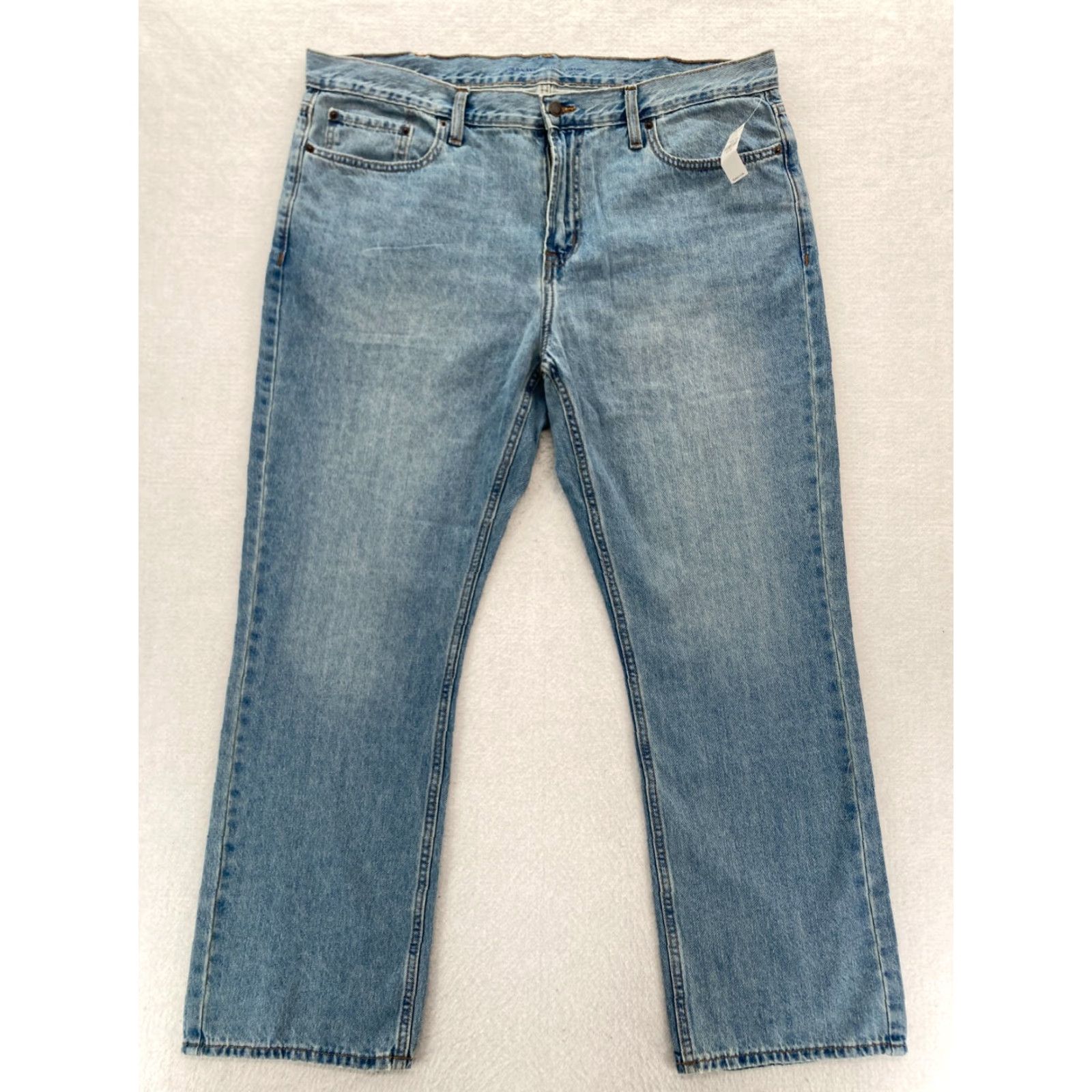 Old Navy Old Navy Jeans Mens 40x30 Relaxed Straight Leg Light Blue Denim Jeans Size US 40 / EU 56 - 2 Thumbnail
