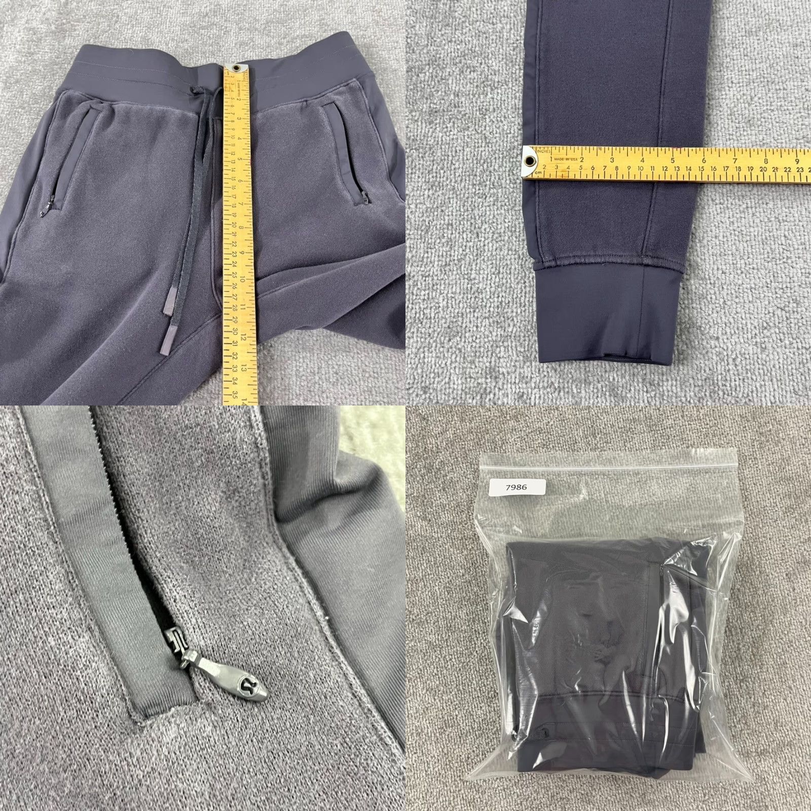 Lululemon LULULEMON Pants Womens Size 4 Get Going Jogger 28.5" Light Gray Terry Gym Yoga Size 27" / US 4 / IT 40 - 8 Thumbnail