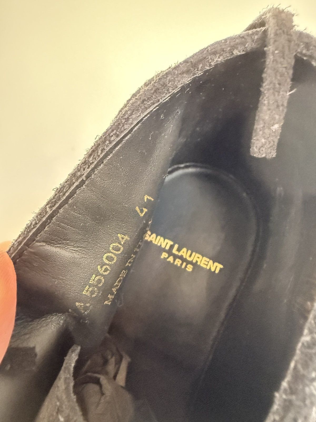 Saint Laurent Paris Saint Laurent Nino Fringe Shoes Size US 8 / EU 41 - 8 Thumbnail
