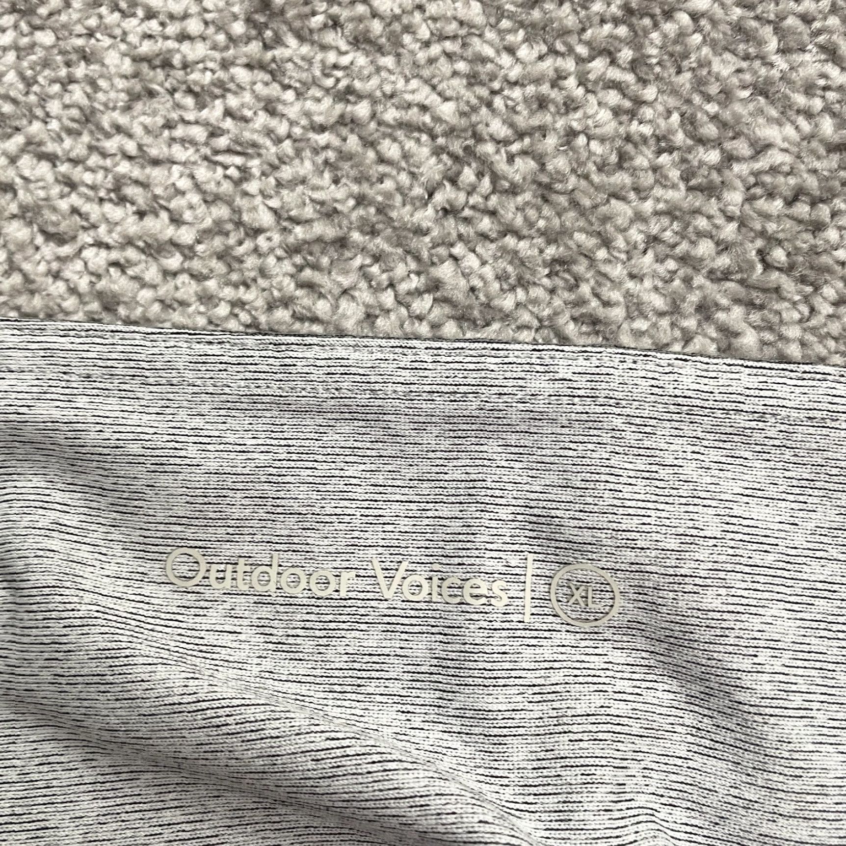 Outdoor Voices Outdoor Voices Leggings Compression Womens XL Gray Colorblock Active Yoga 31x26 Size 40" / US 18 - 4 Thumbnail