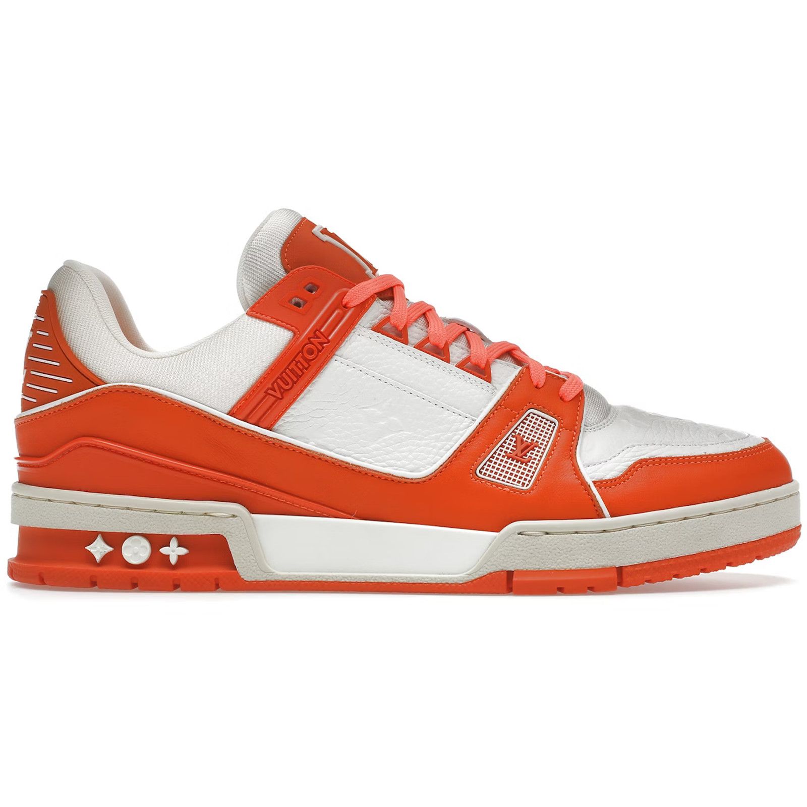 Louis Vuitton Louis Vuitton Orange White Empreinte Leather Low Trainer Size US 9 / EU 42 - 1 Thumbnail