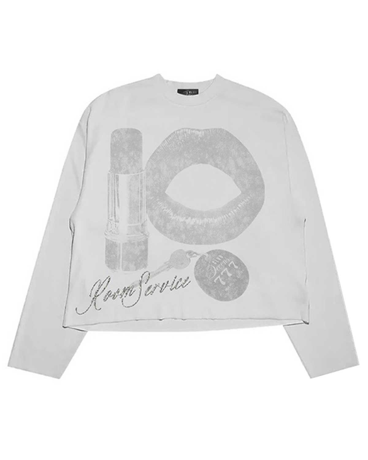 TRIPLE SEVENS Room Service L/S Tee White Size US XXL / EU 58 / 5 - 1 Thumbnail
