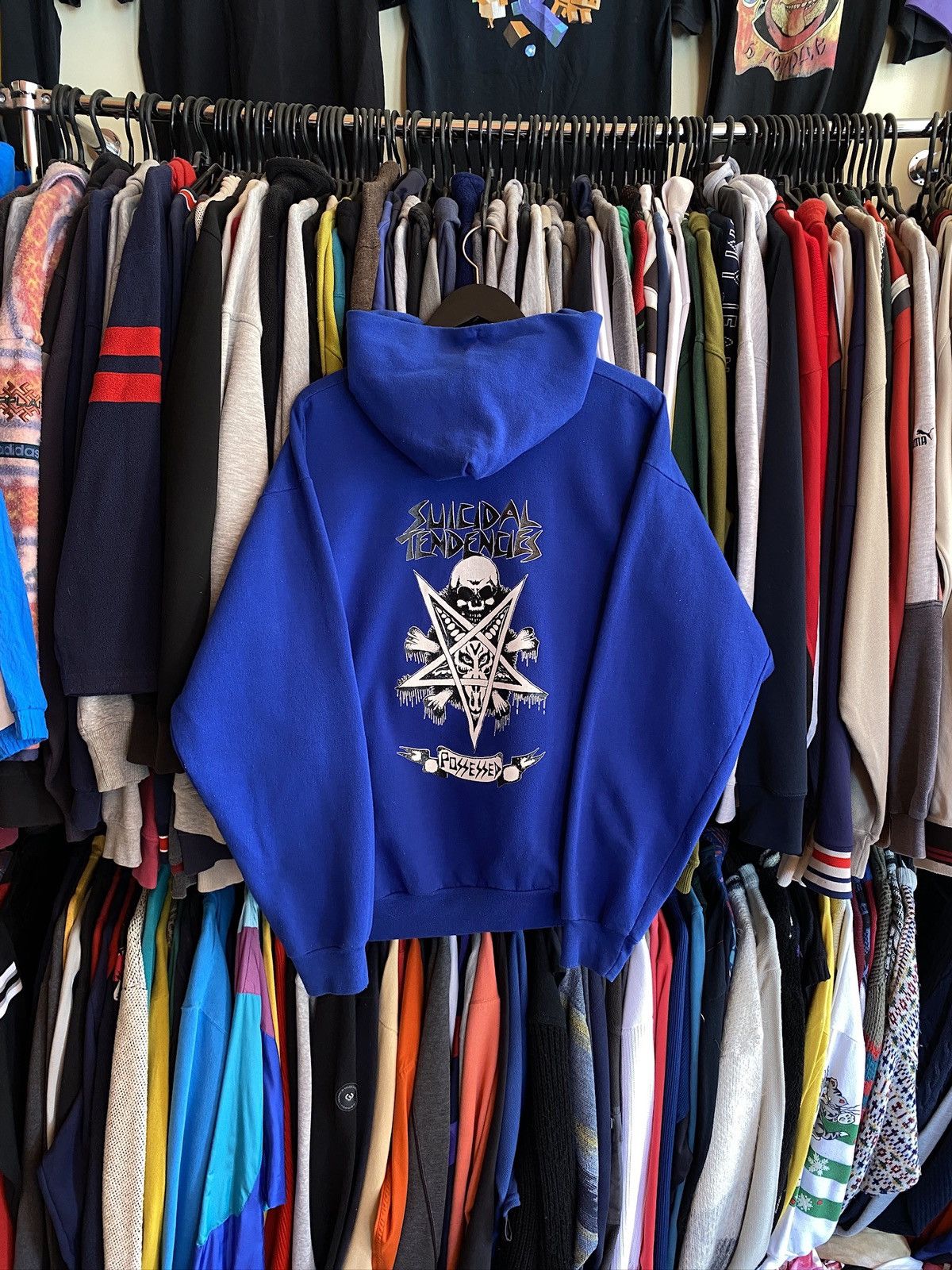 Band Tees VINTAGE SUICIDAL TENDENCIES HOODIE Size US L / EU 52-54 / 3 - 3 Thumbnail