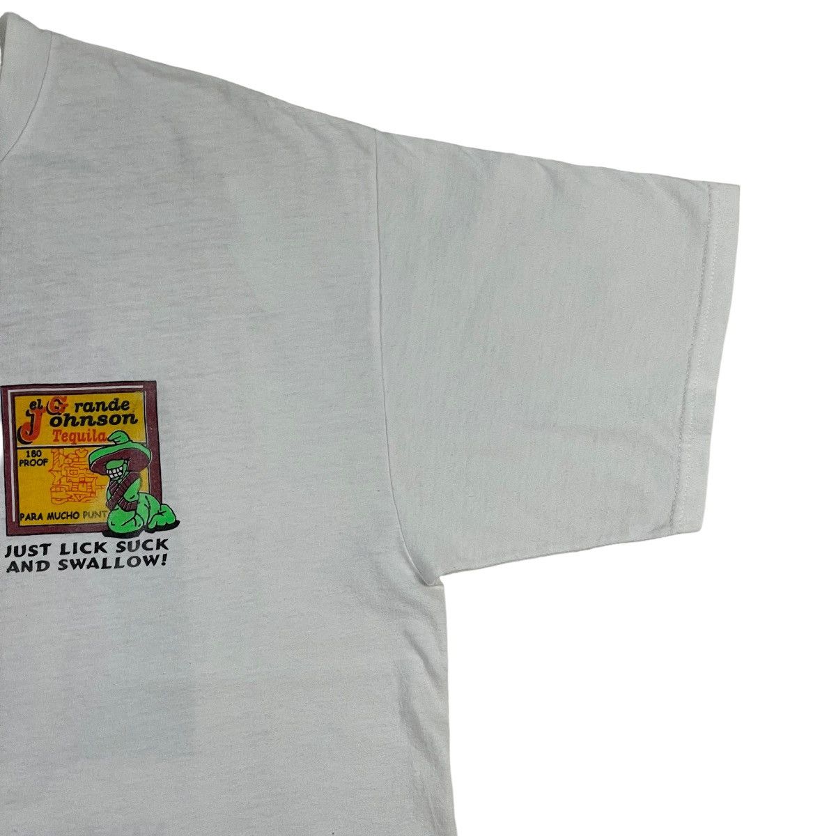 Mexican Threads VTG El Grande Mexico Lick Suck And Swallow Tee Size US XL / EU 56 / 4 - 4 Thumbnail