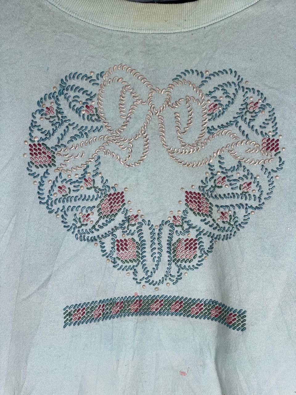 Other Vintage 90s love sweatshirt jumper size XL Size US XL / EU 56 / 4 - 5 Thumbnail