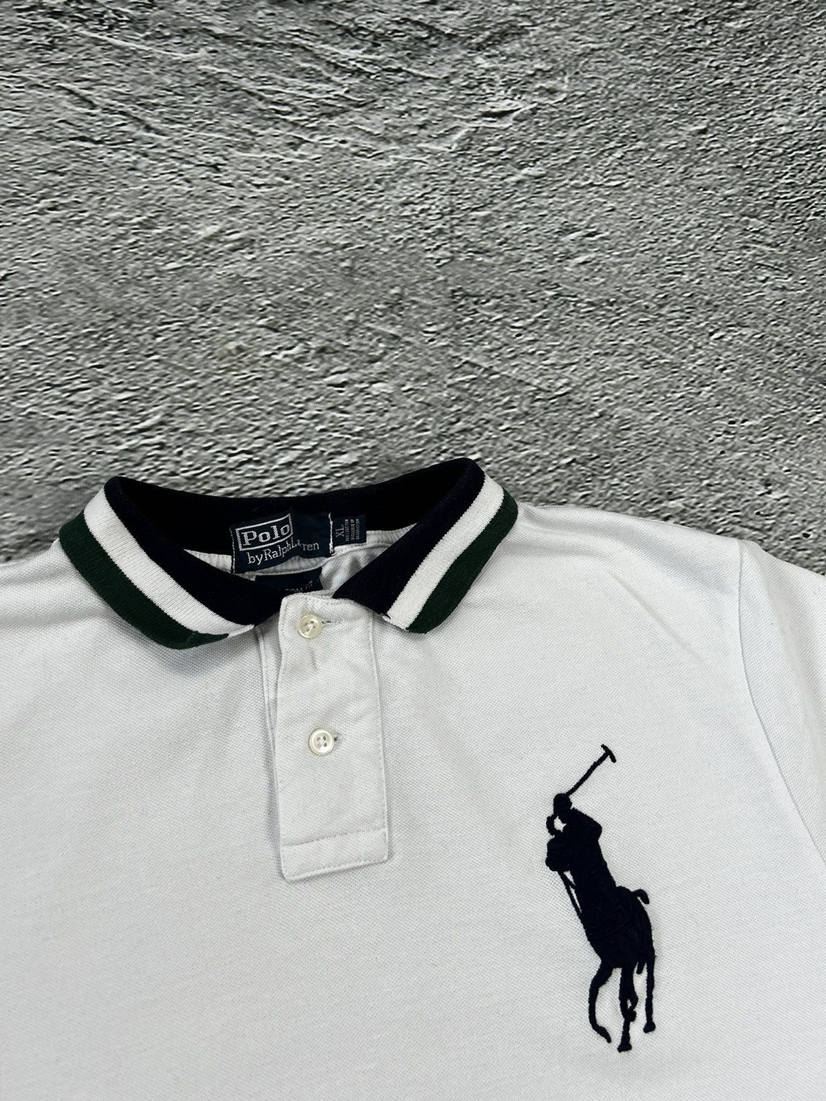 Polo Ralph Lauren Polo Ralph Lauren vintage white polo T-shirt big pony Size US L / EU 52-54 / 3 - 2 Thumbnail