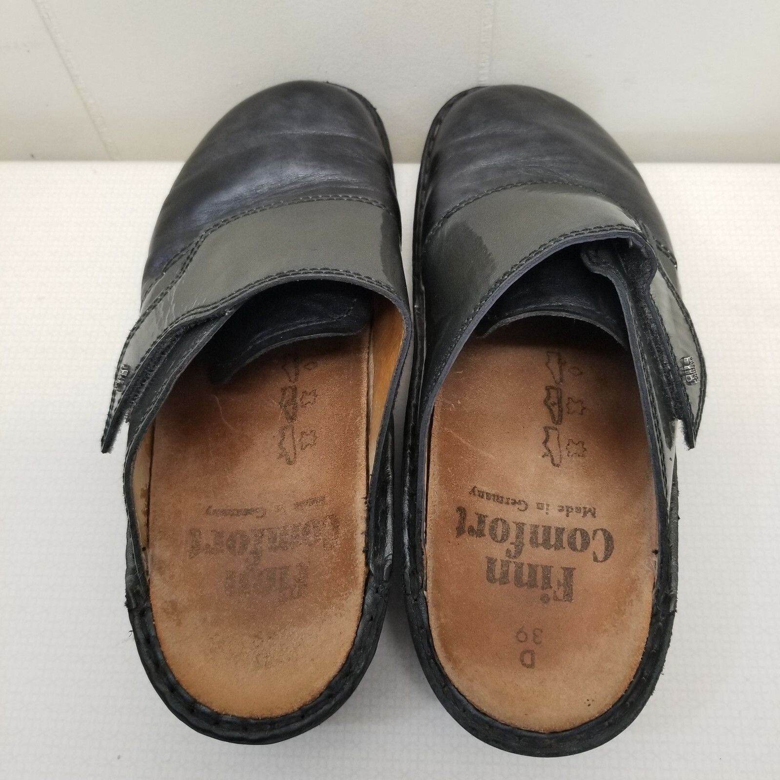 Other Finn Comfort Clogs AUSSEE Monk Strap Leather Mules 39D 8 Sil Size US 8 / IT 38 - 6 Thumbnail
