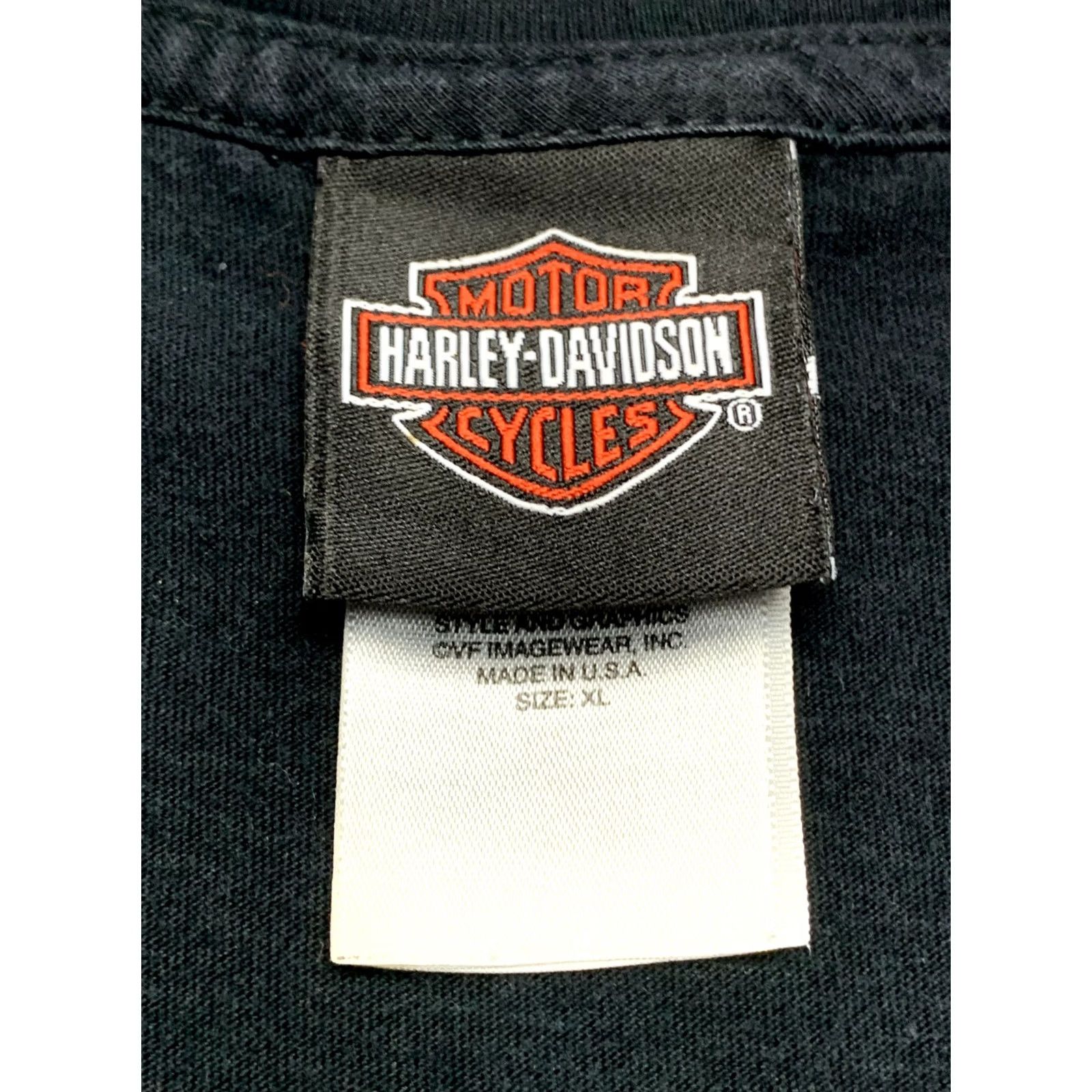 Harley Davidson Harley-Davidson Womens T Shirt Short Sleeve Rose Print Black XL Size XL / US 12-14 / IT 48-50 - 5 Thumbnail