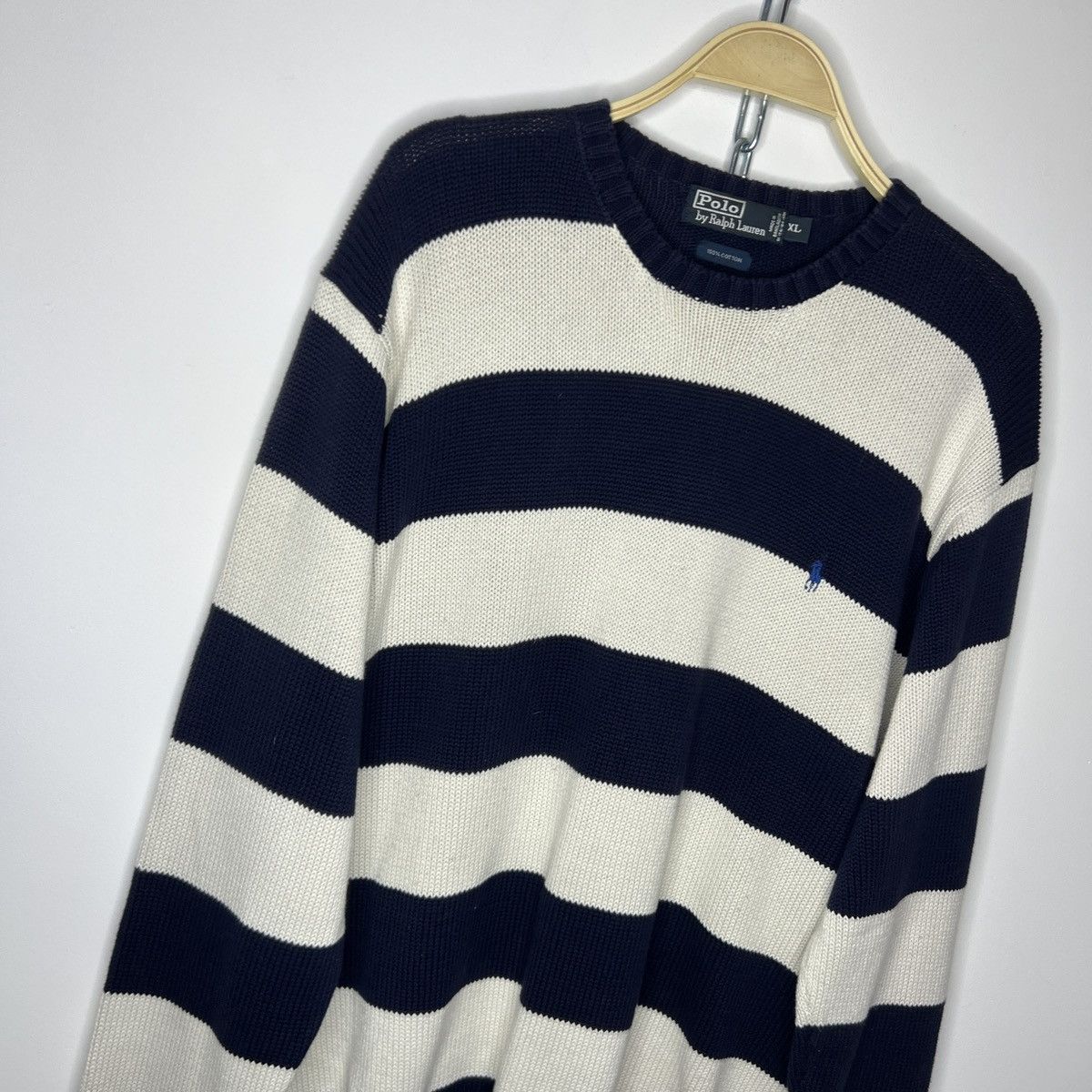 Polo Ralph Lauren × RRL Ralph Lauren × Vintage Vintage 90’s Polo by Ralph Lauren Knitted Sweater Size US XL / EU 56 / 4 - 3 Thumbnail