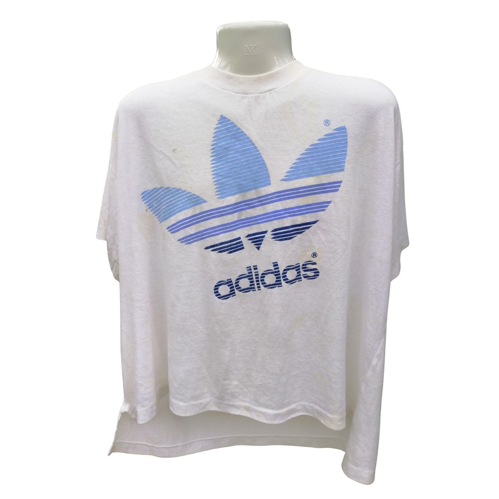 Adidas vintage 90s adidas originals trefoil t shirt 5050 Size US XXL / EU 58 / 5 - 1 Thumbnail